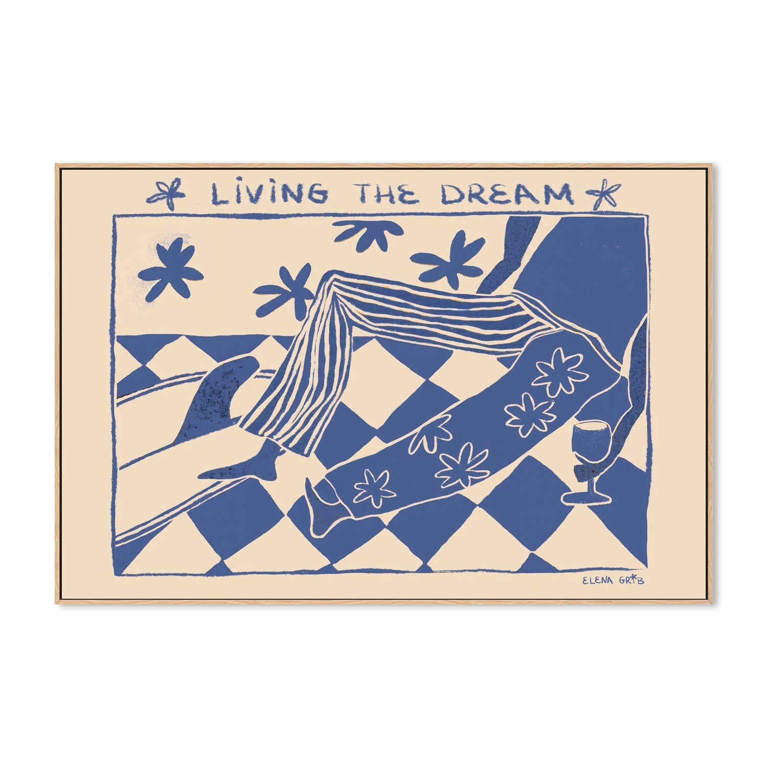 wall-art-print-canvas-poster-framed-Living The Dream , By Elena Grib-4