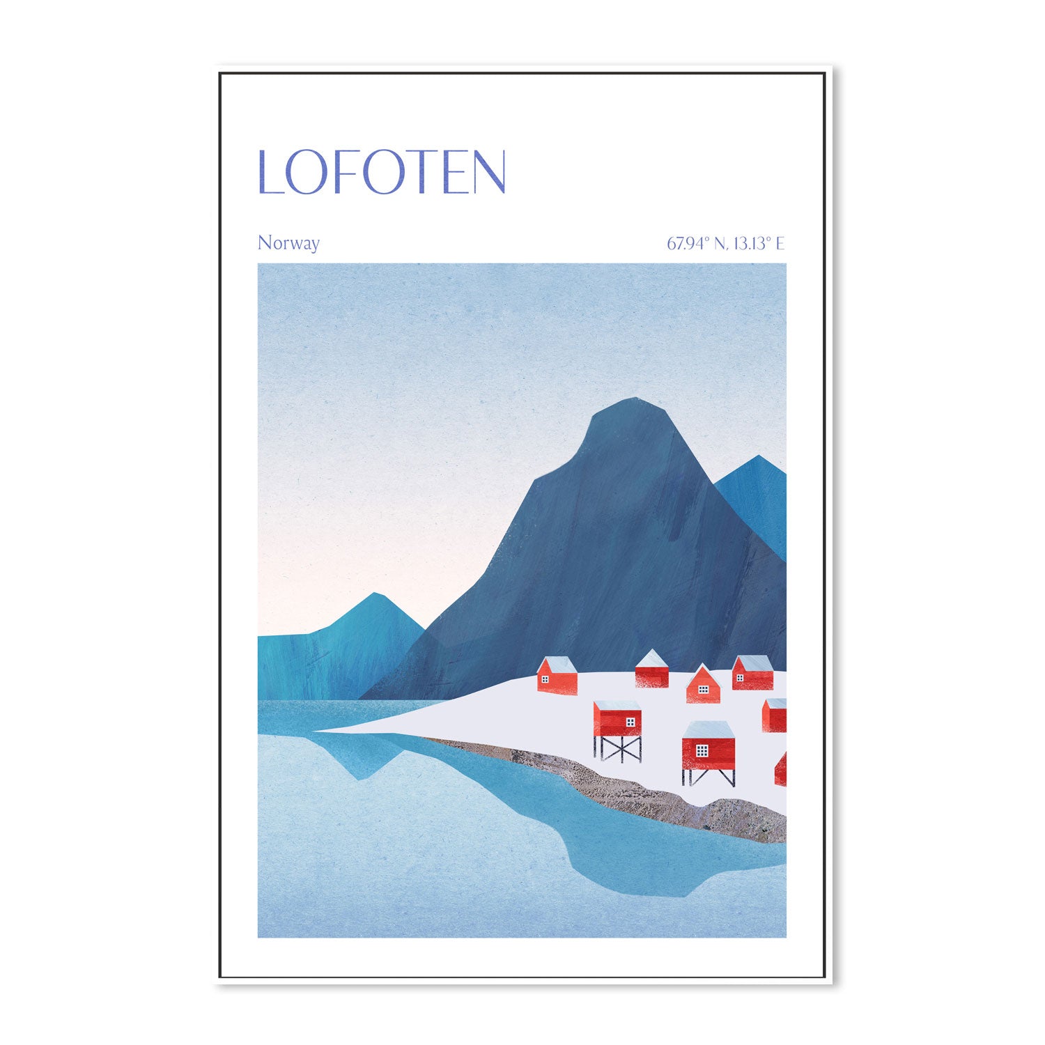 wall-art-print-canvas-poster-framed-Lofoten, Norway , By Long Way Home-GIOIA-WALL-ART