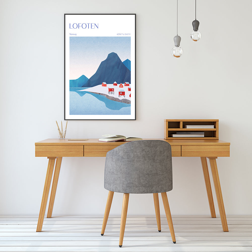 wall-art-print-canvas-poster-framed-Lofoten, Norway , By Long Way Home-GIOIA-WALL-ART