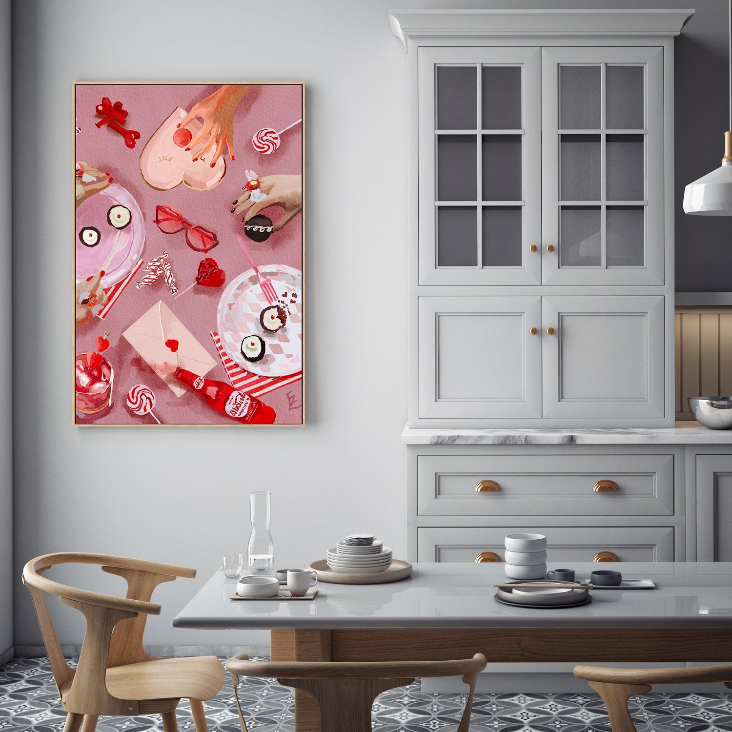 wall-art-print-canvas-poster-framed-Love Brunch , By Ekaterina Zagorska-7