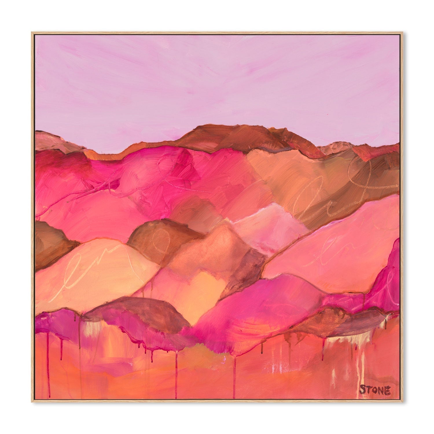 wall-art-print-canvas-poster-framed-Love Crush Hills , By Belinda Stone-GIOIA-WALL-ART