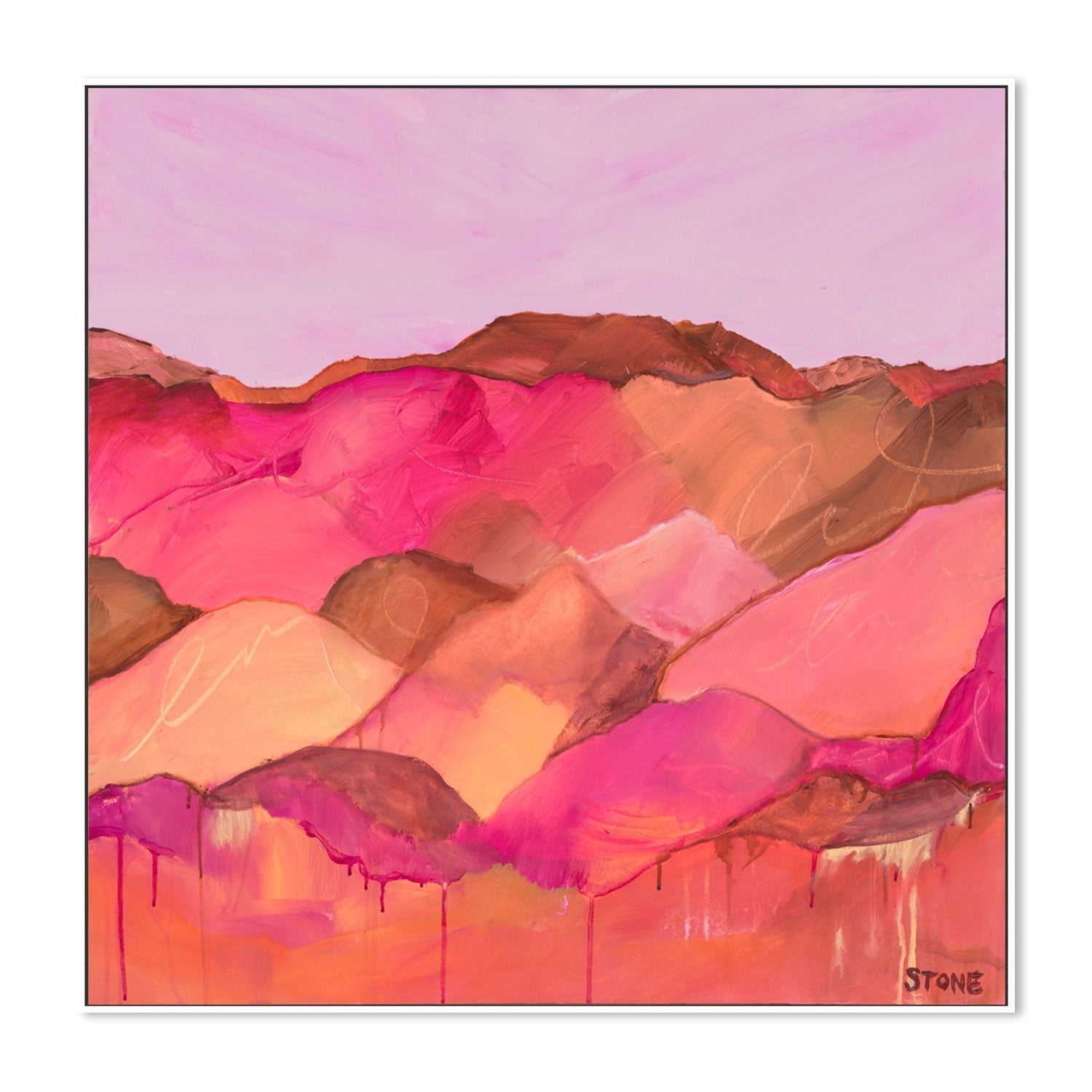 wall-art-print-canvas-poster-framed-Love Crush Hills , By Belinda Stone-GIOIA-WALL-ART