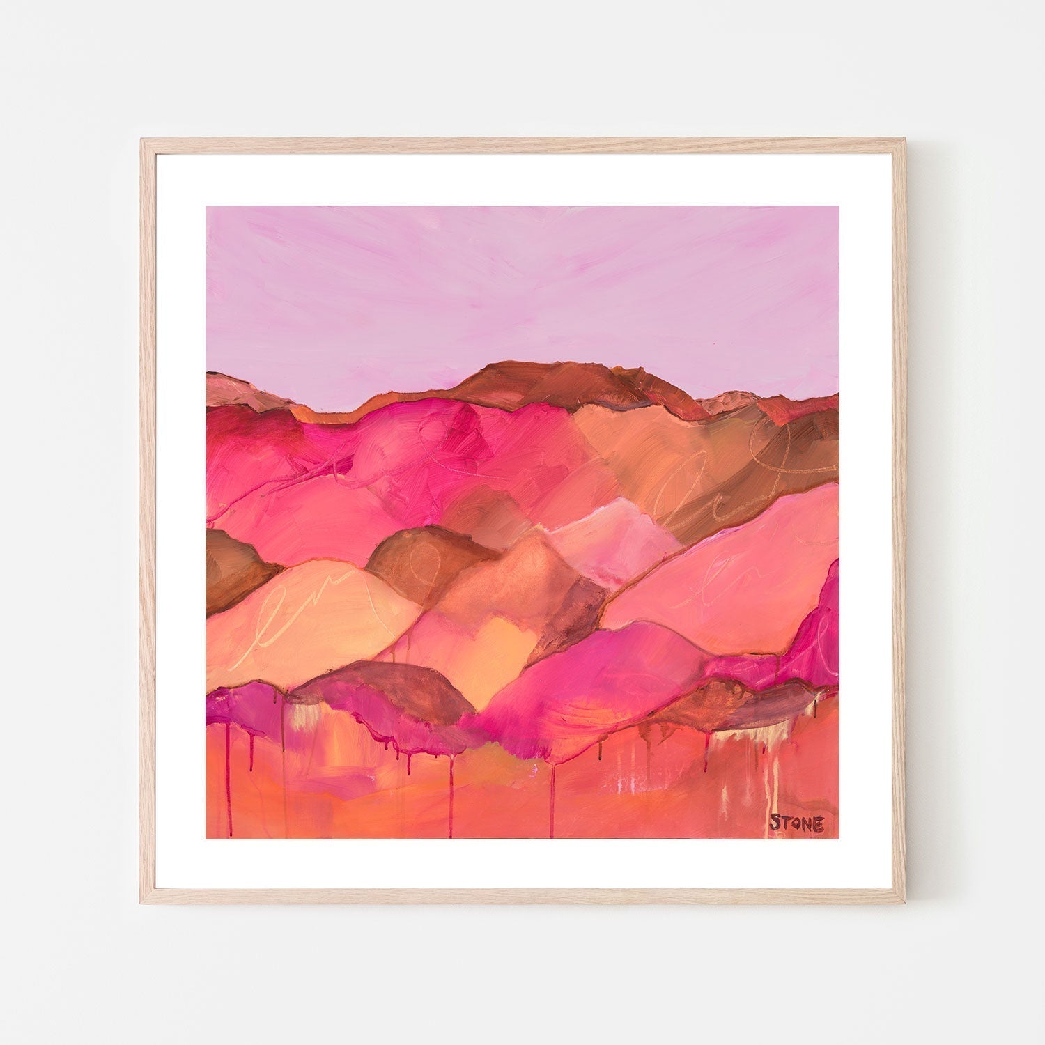 wall-art-print-canvas-poster-framed-Love Crush Hills , By Belinda Stone-GIOIA-WALL-ART