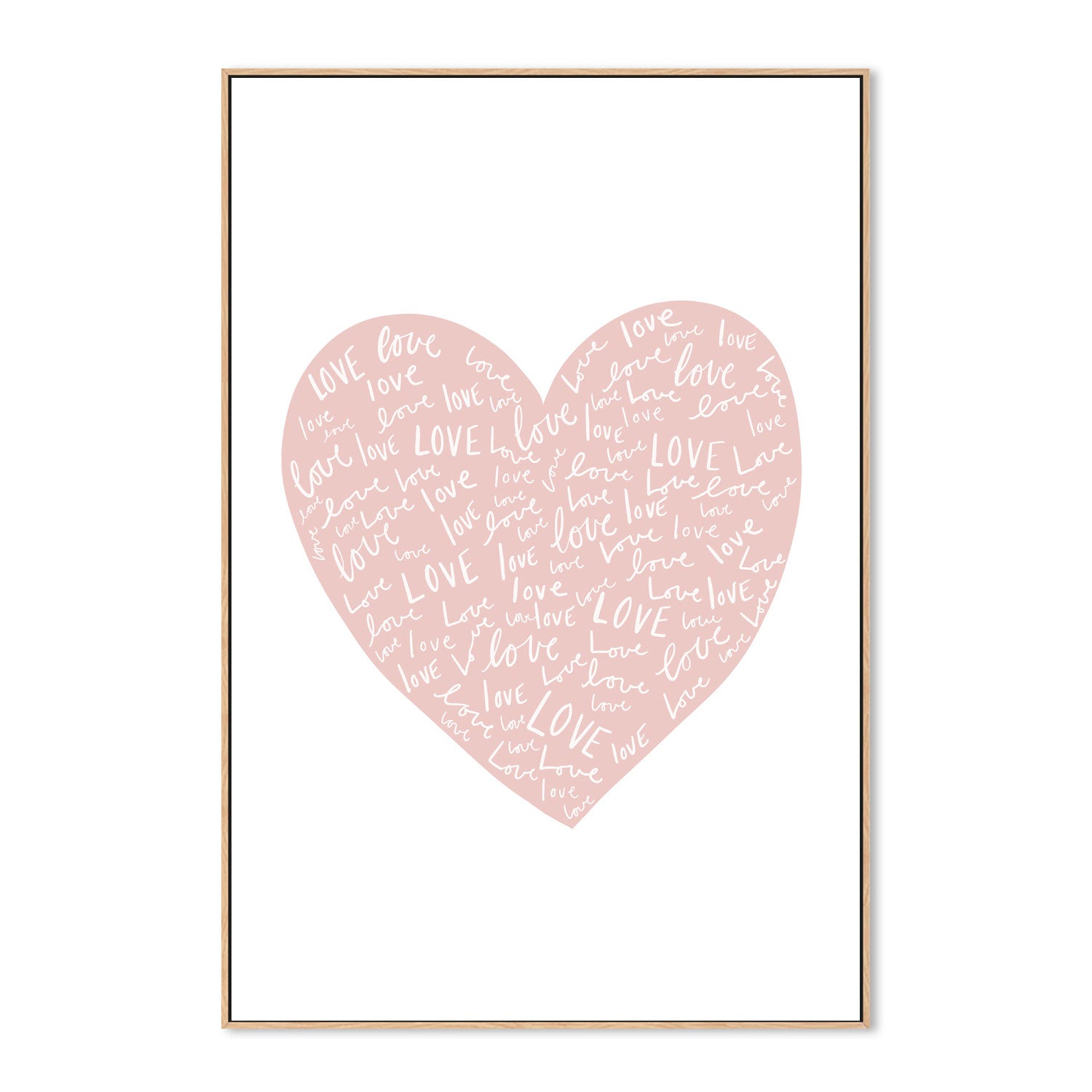 wall-art-print-canvas-poster-framed-Love Heart , By Leah Straatsma-4