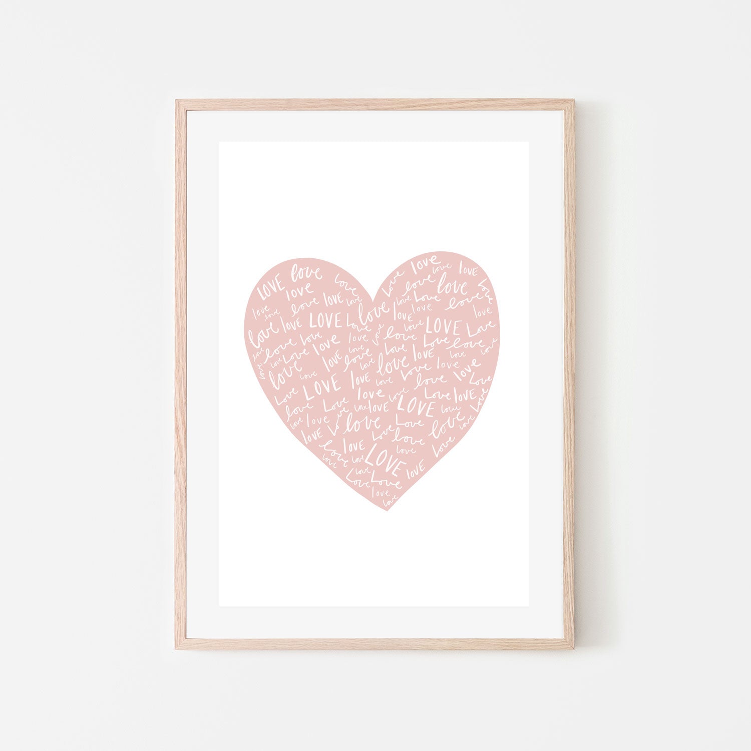 wall-art-print-canvas-poster-framed-Love Heart , By Leah Straatsma-6