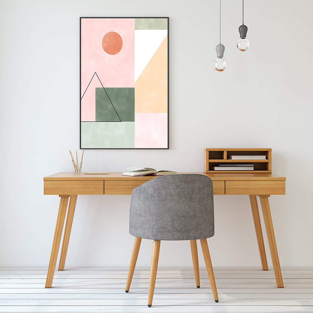 wall-art-print-canvas-poster-framed-Luminous Geometry, Style A , By Elena Ristova-GIOIA-WALL-ART