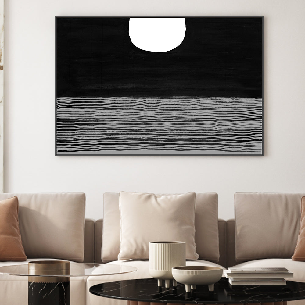 wall-art-print-canvas-poster-framed-Luminous Moon Rising , By Danushka Abeygoda-2