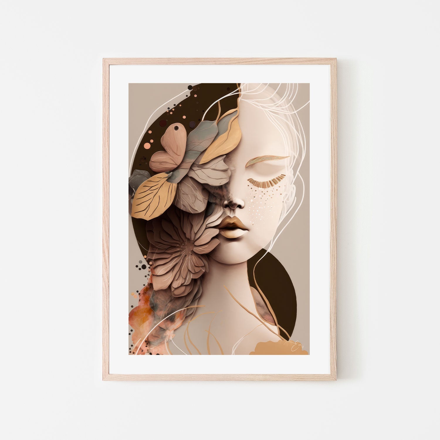 wall-art-print-canvas-poster-framed-Luna , By Bella Eve-GIOIA-WALL-ART