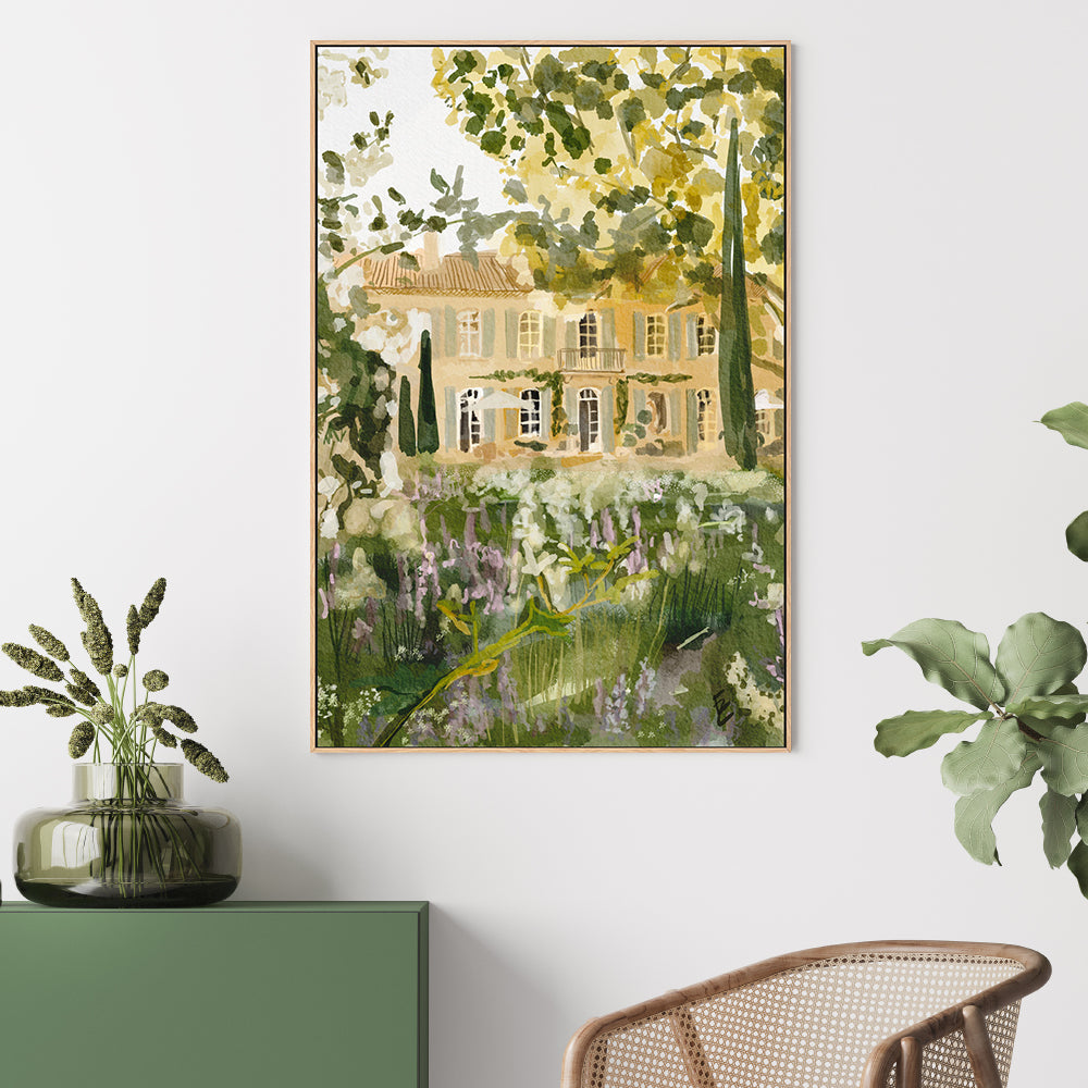 wall-art-print-canvas-poster-framed-Magical French Garden , By Ekaterina Zagorska-2