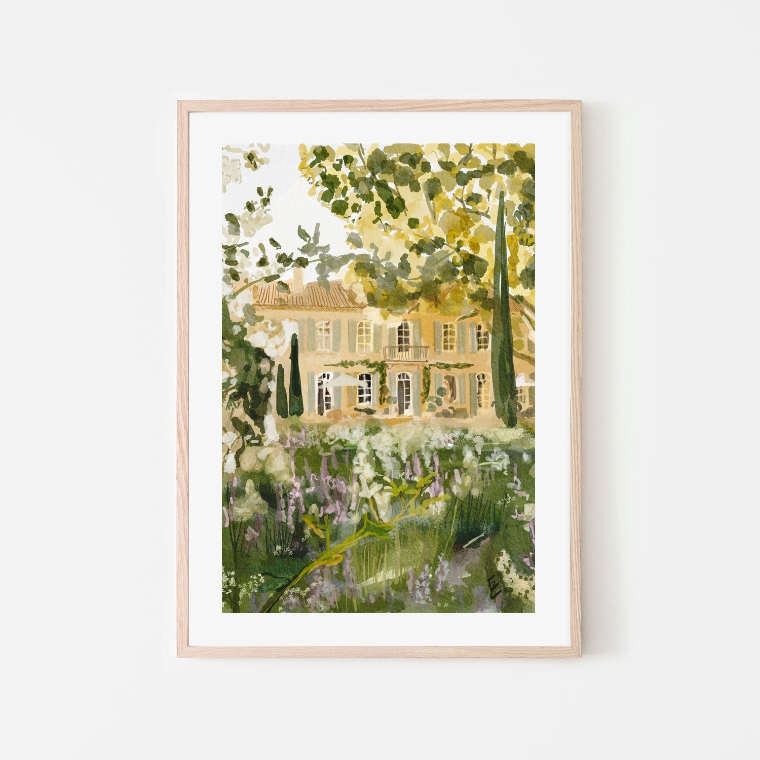 wall-art-print-canvas-poster-framed-Magical French Garden , By Ekaterina Zagorska-6