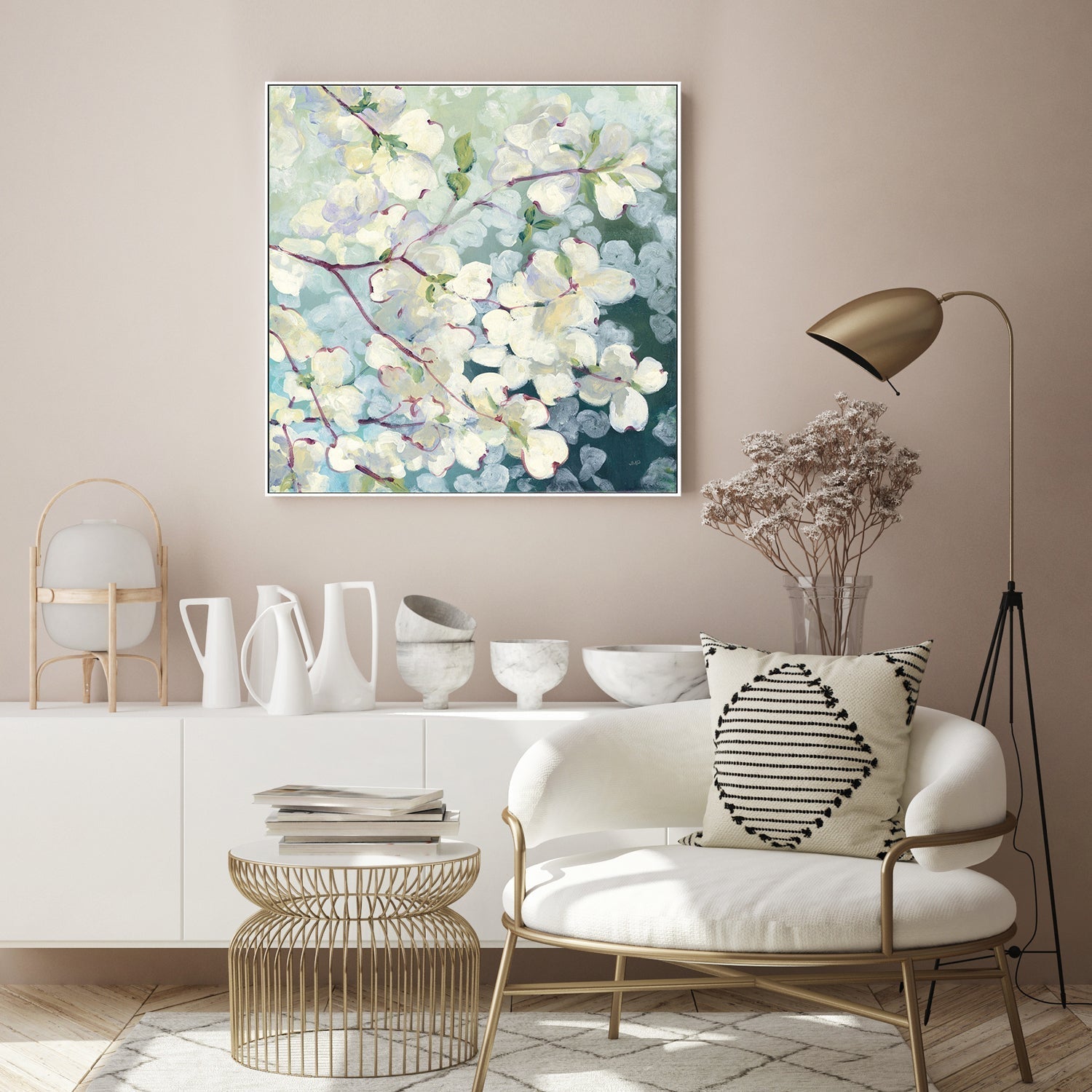 wall-art-print-canvas-poster-framed-Magnolia Delight-by-Julia Purinton-Gioia Wall Art