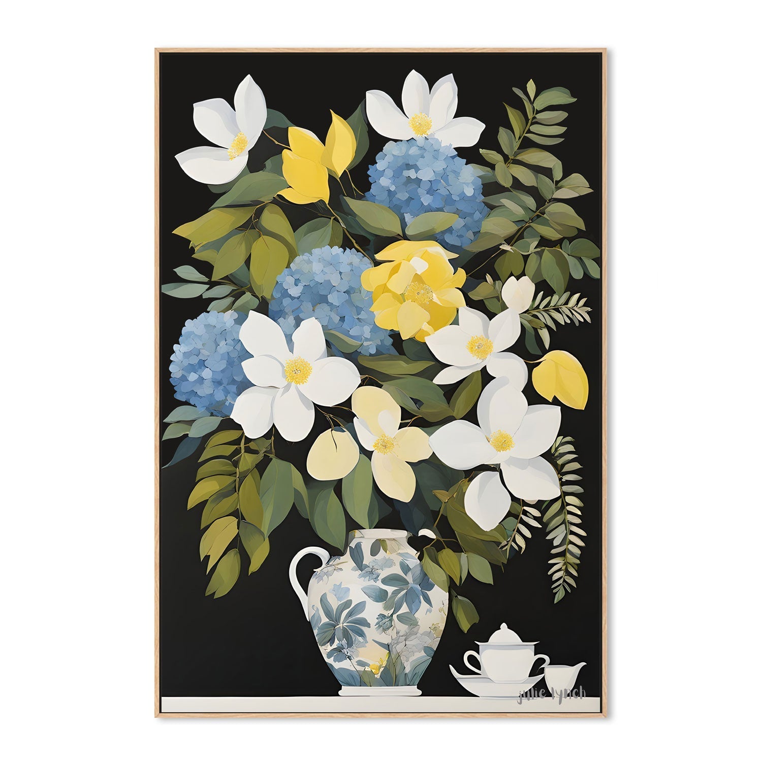 wall-art-print-canvas-poster-framed-Magnolia Euphoria , By Julie Lynch-4