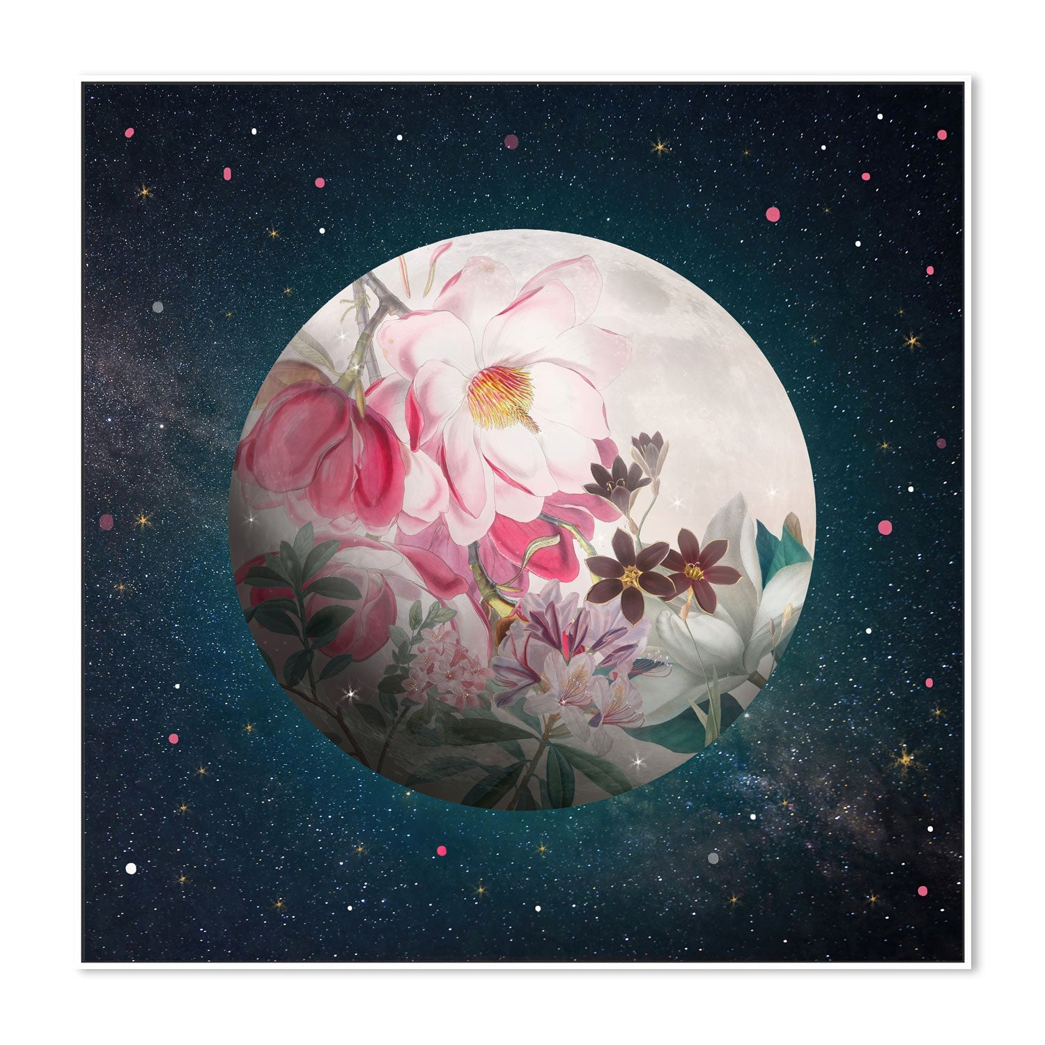 wall-art-print-canvas-poster-framed-Magnolia Moon , By Unratio-5