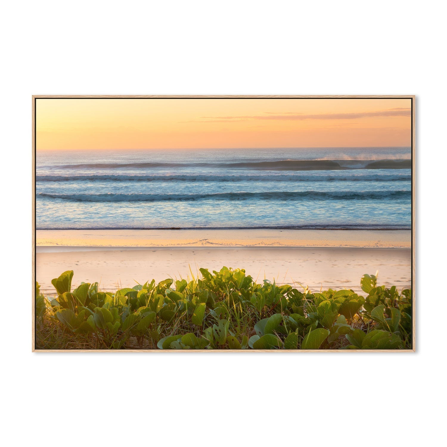 wall-art-print-canvas-poster-framed-Main-Beach, Gold Coast, Queensland , By Earth Sea & Me , By Earth Sea & Me-GIOIA-WALL-ART