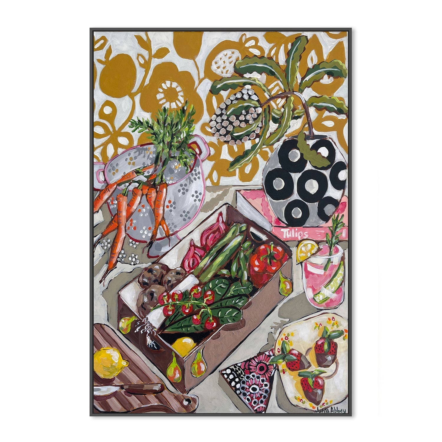 wall-art-print-canvas-poster-framed-Market Day , By Julia Abbey-3