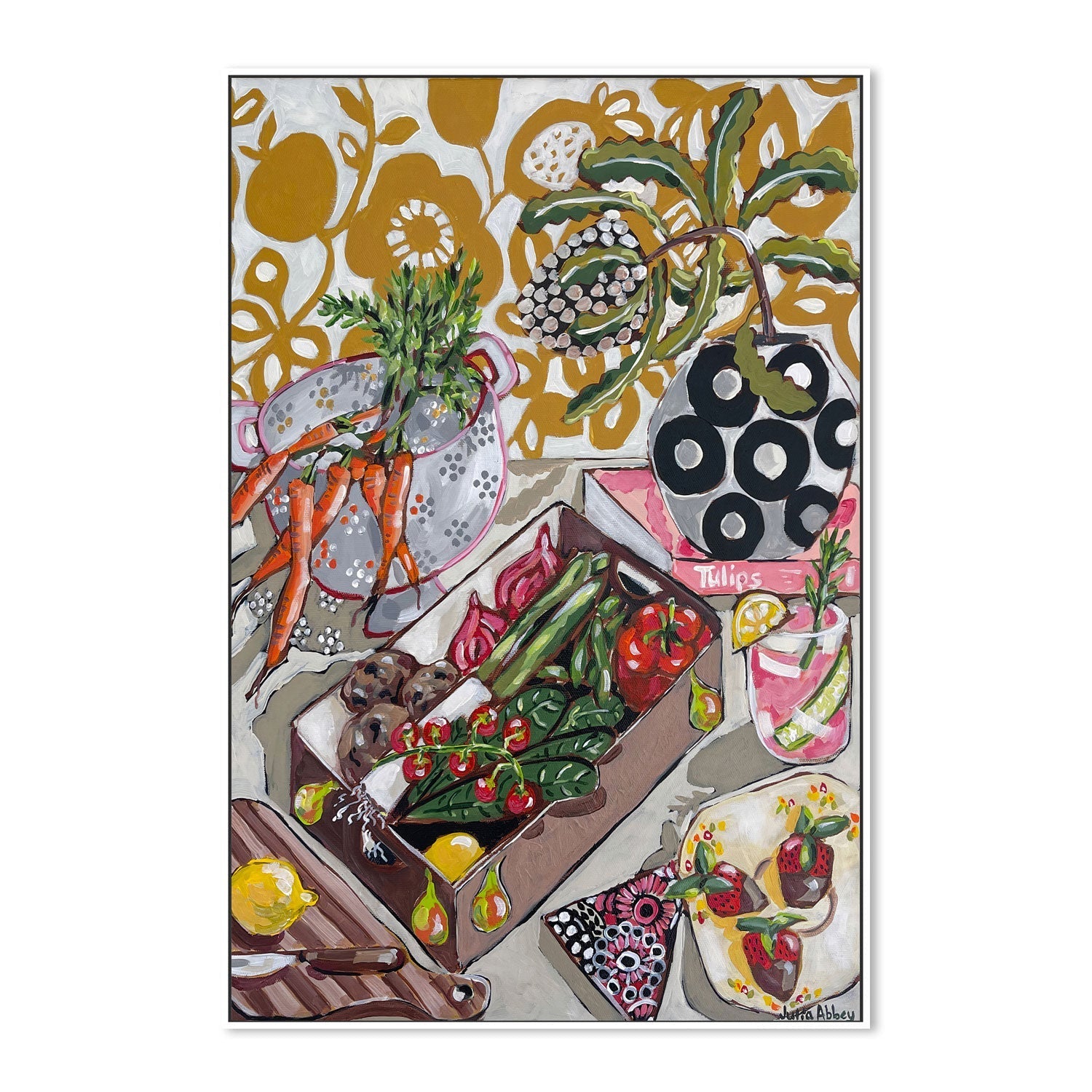 wall-art-print-canvas-poster-framed-Market Day , By Julia Abbey-5