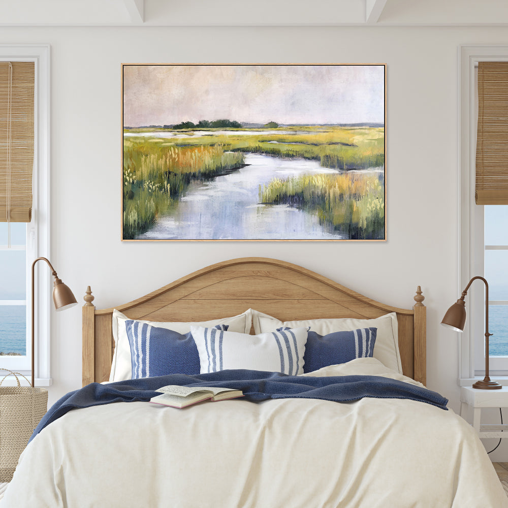 wall-art-print-canvas-poster-framed-Marshlands, Style A , By Nina Blue-2