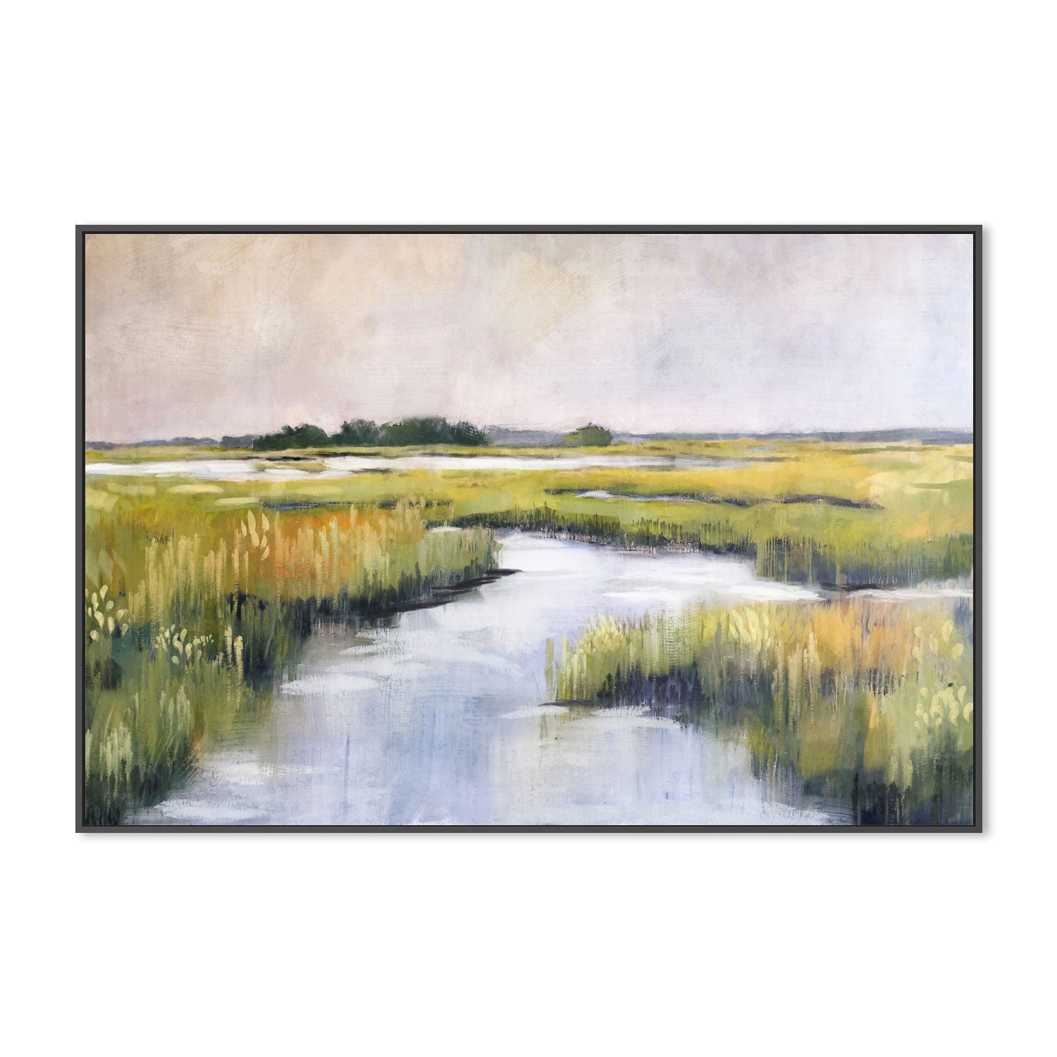 wall-art-print-canvas-poster-framed-Marshlands, Style A , By Nina Blue-3