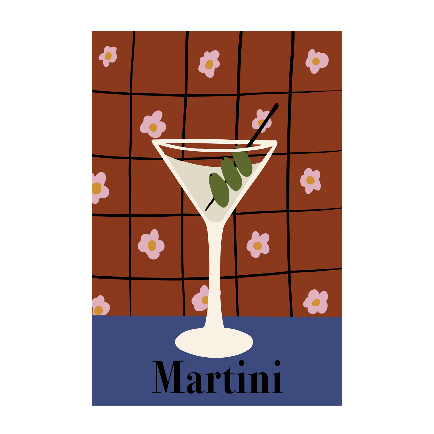 wall-art-print-canvas-poster-framed-Martini , By Miho Art Studio , By Miho Art Studio-1