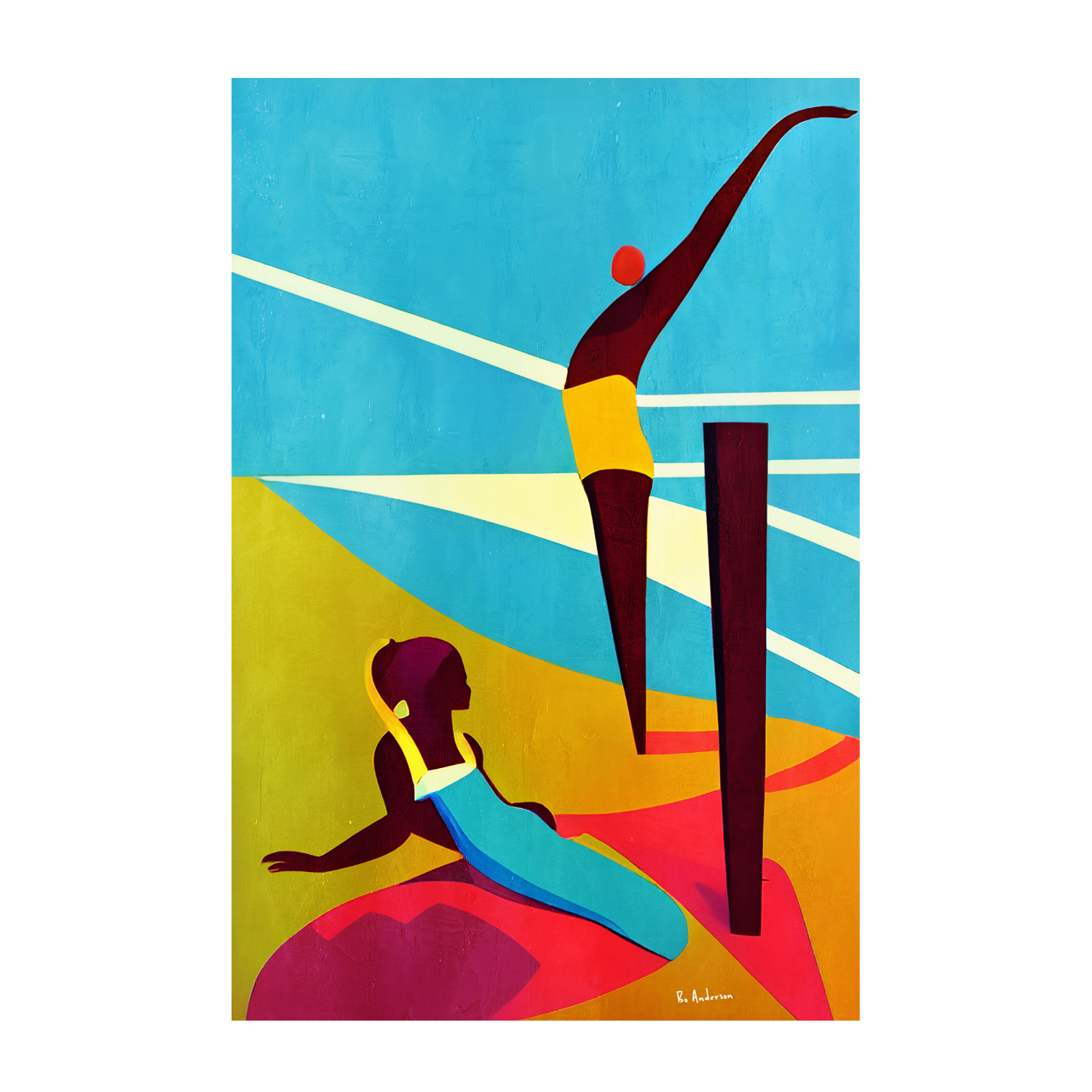 wall-art-print-canvas-poster-framed-Martinique, 1958 , By Bo Anderson-1