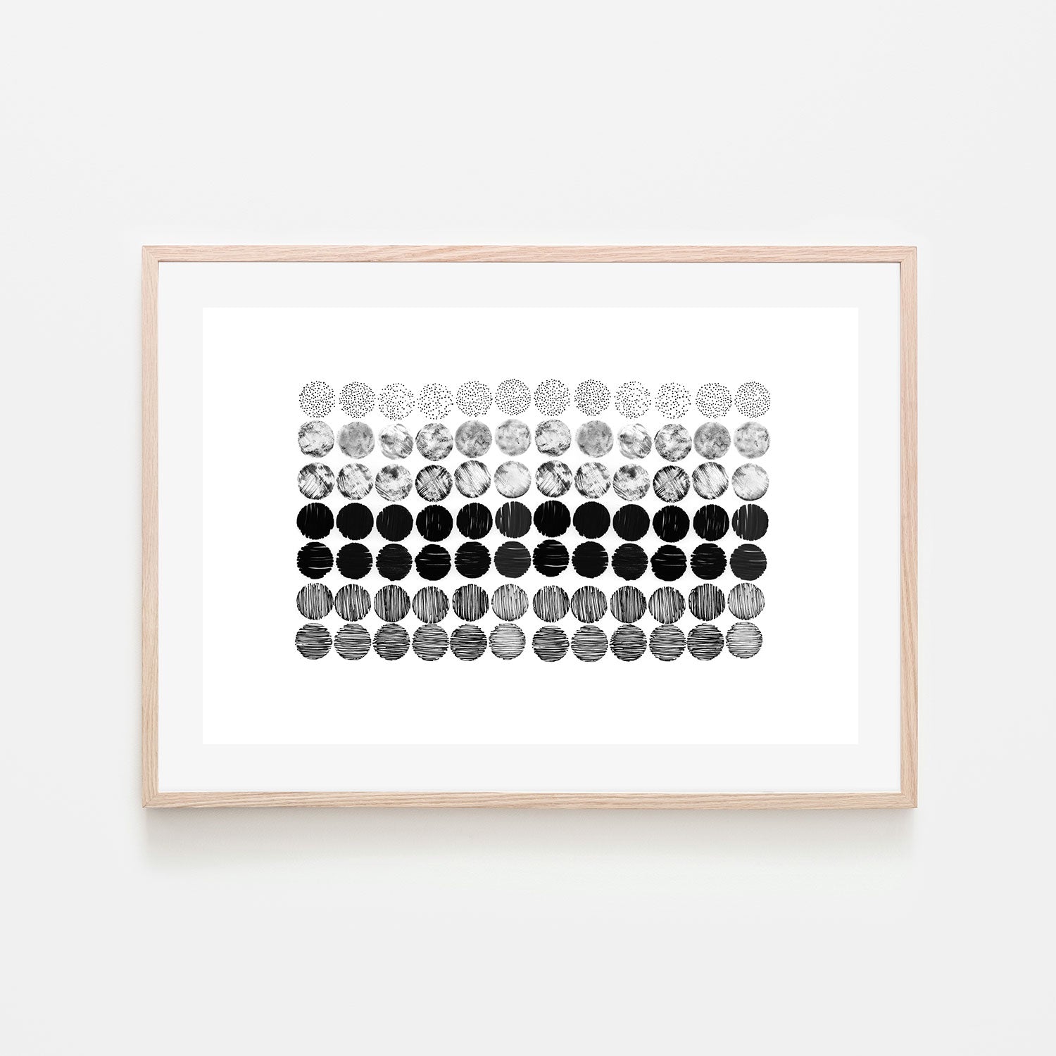 wall-art-print-canvas-poster-framed-Meditation Circles , By Danushka Abeygoda-GIOIA-WALL-ART