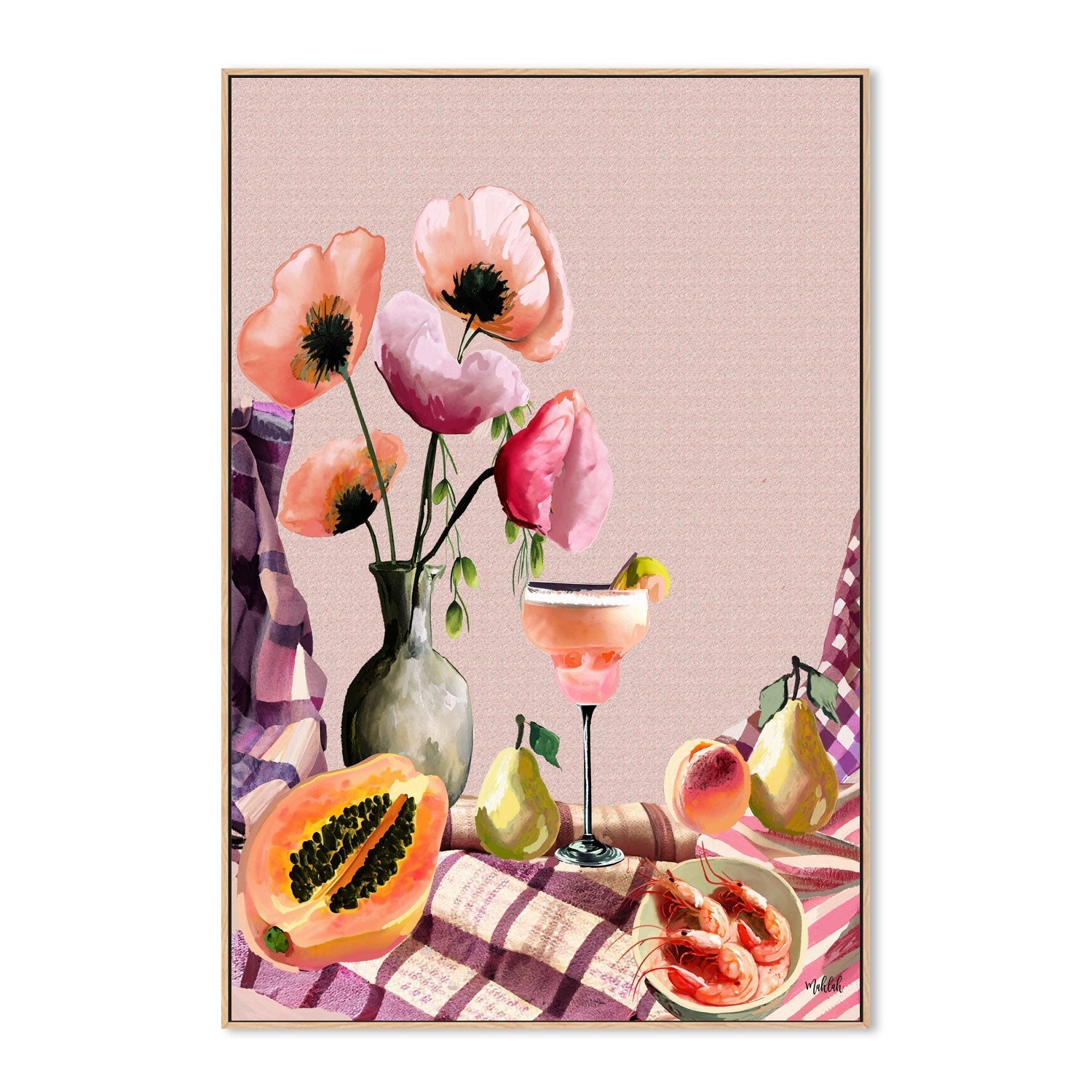 wall-art-print-canvas-poster-framed-Melbourne Luncheon , By Inkheart Designs-4