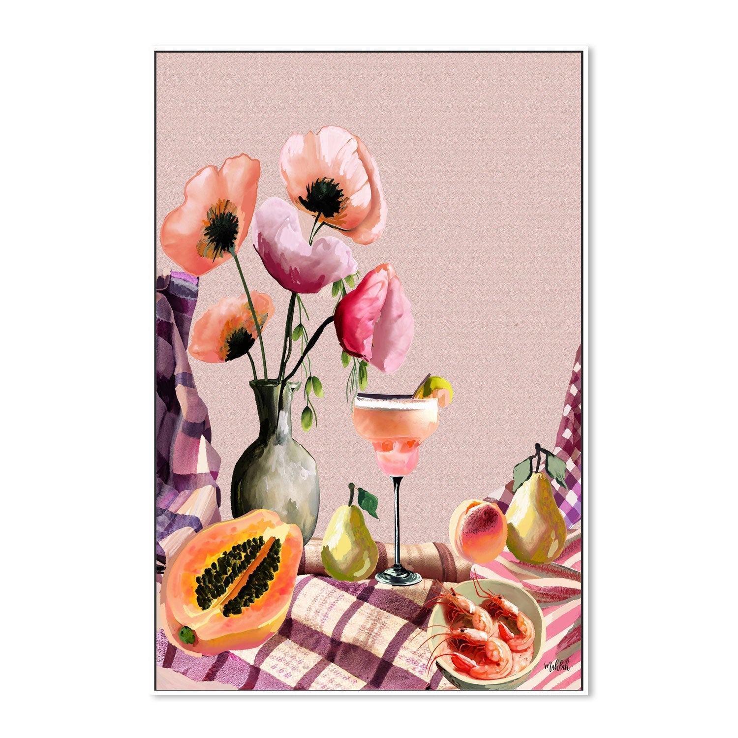 wall-art-print-canvas-poster-framed-Melbourne Luncheon , By Inkheart Designs-5