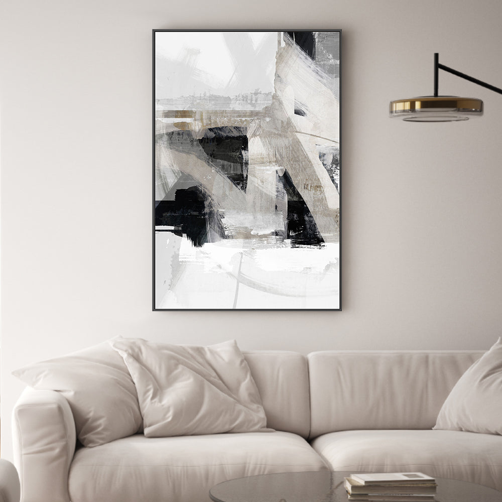 wall-art-print-canvas-poster-framed-Messy Urban Complex, Style A , By Nina Blue-2