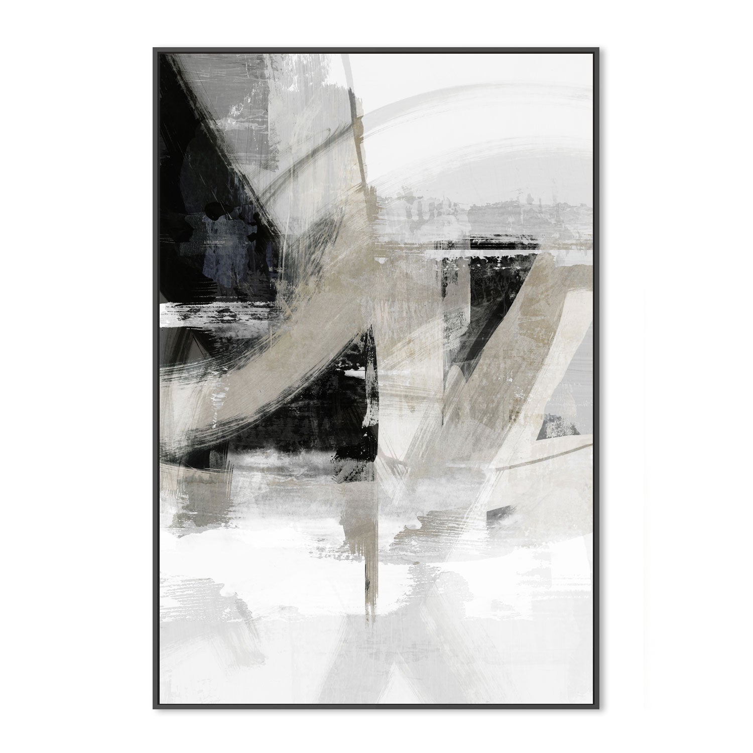 wall-art-print-canvas-poster-framed-Messy Urban Complex, Style B , By Nina Blue-3