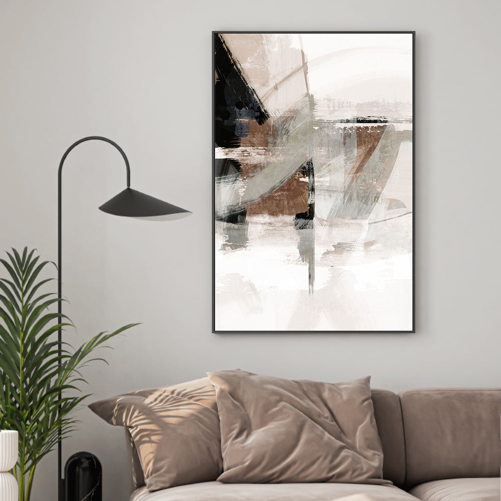 wall-art-print-canvas-poster-framed-Messy Urban Complex, Style D , By Nina Blue-2