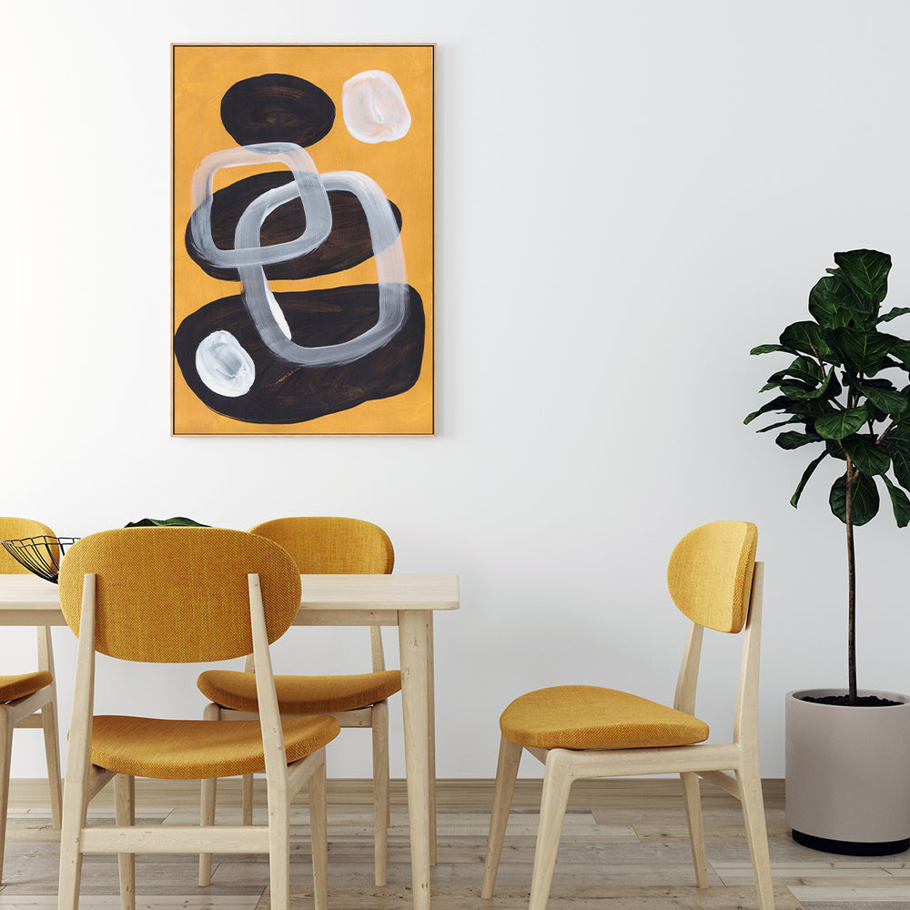 wall-art-print-canvas-poster-framed-Midcentury Mustard , By Ejaaz Haniff-GIOIA-WALL-ART