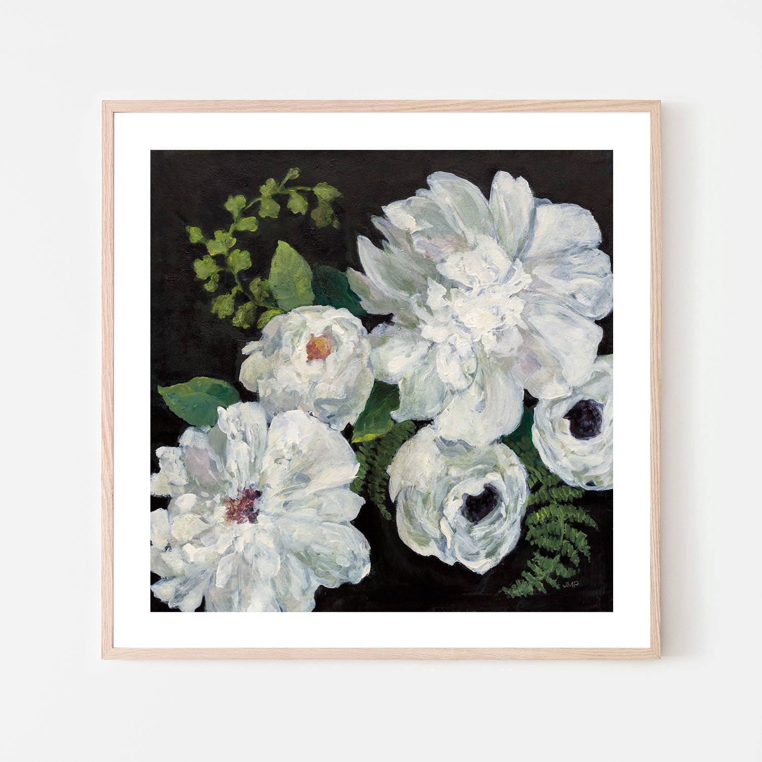 wall-art-print-canvas-poster-framed-Midnight Bouquet, Style B , By Julia Contacessi-GIOIA-WALL-ART