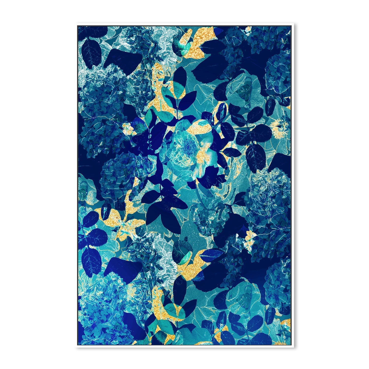 wall-art-print-canvas-poster-framed-Midnight Floral , By Hope Bainbridge-5