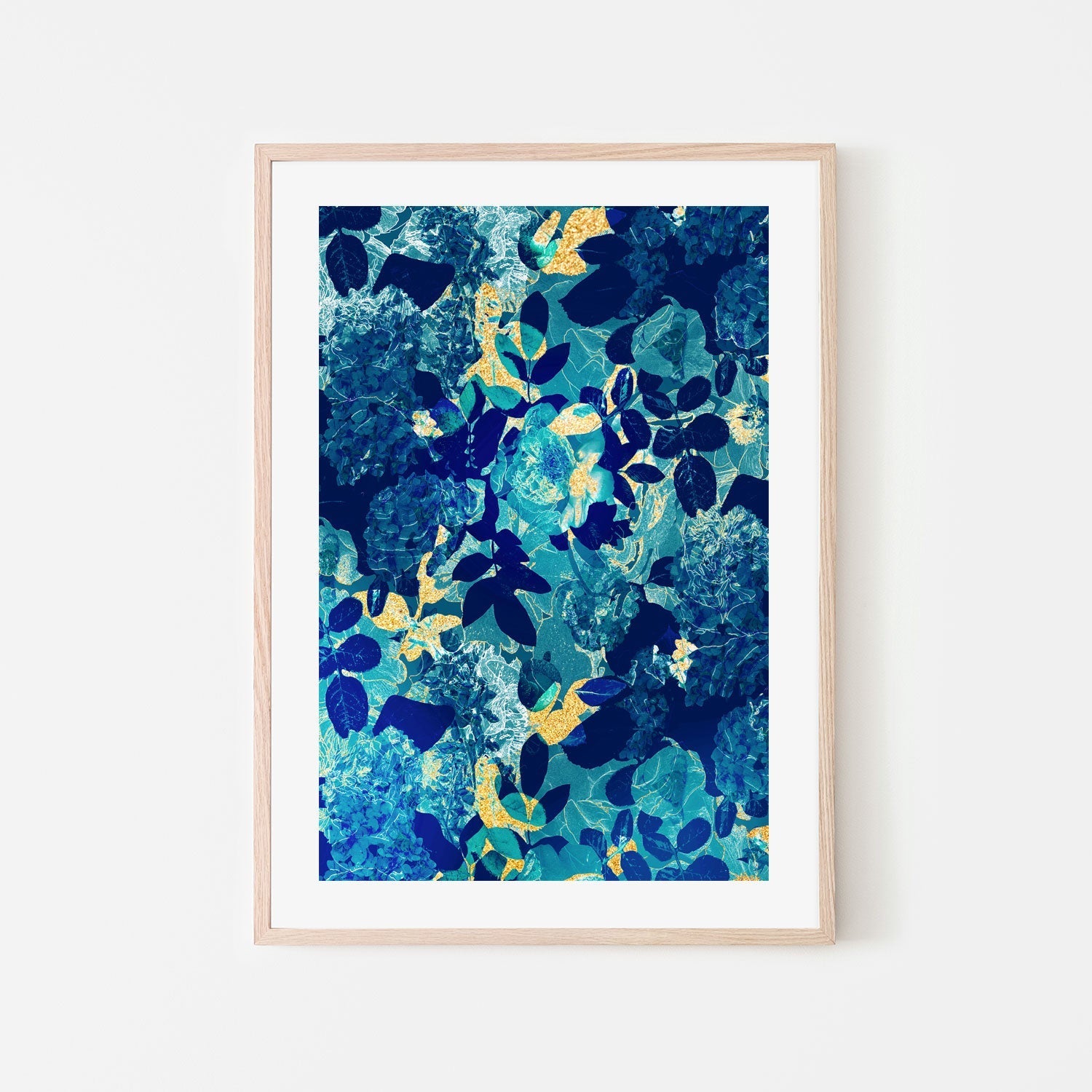 wall-art-print-canvas-poster-framed-Midnight Floral , By Hope Bainbridge-6