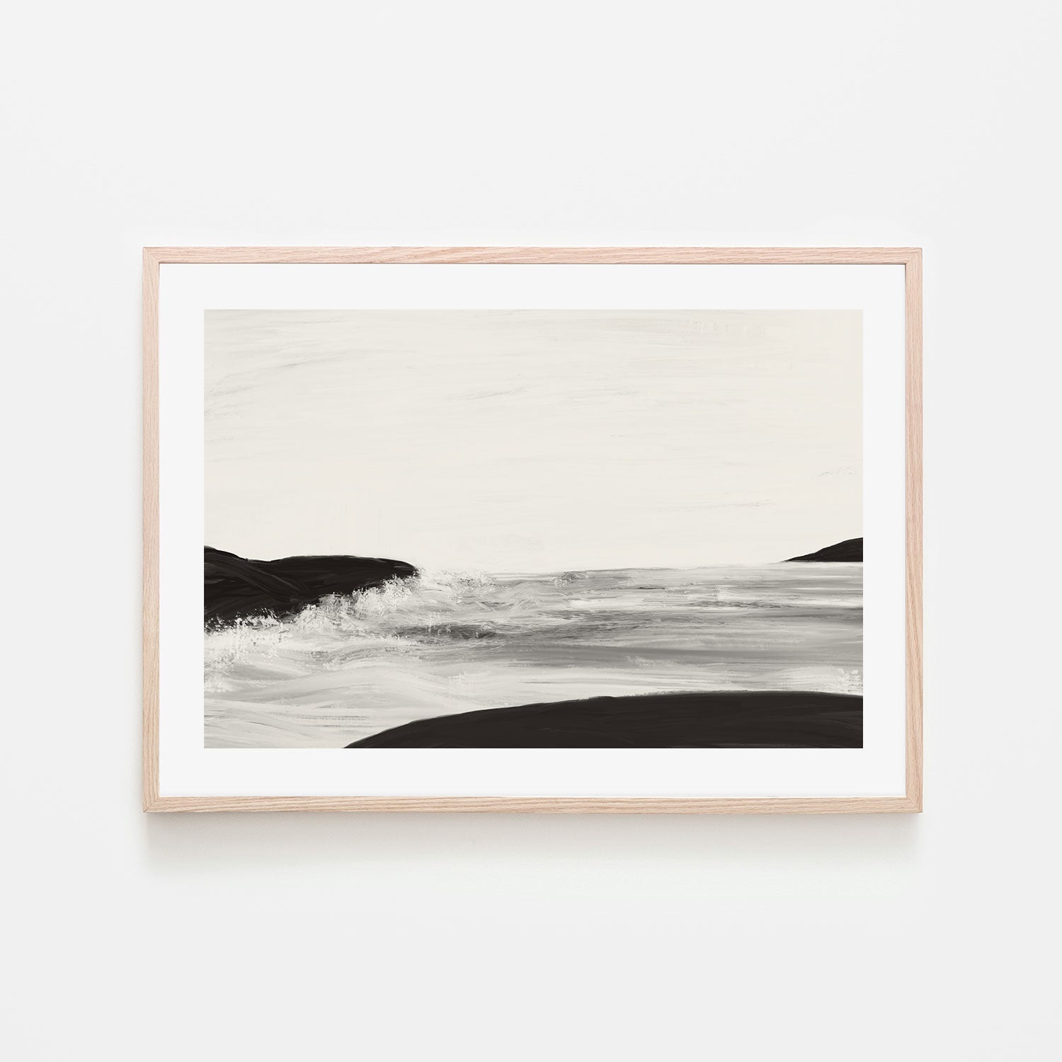 wall-art-print-canvas-poster-framed-Minimal Landscape, Style A , By Danushka Abeygoda-GIOIA-WALL-ART