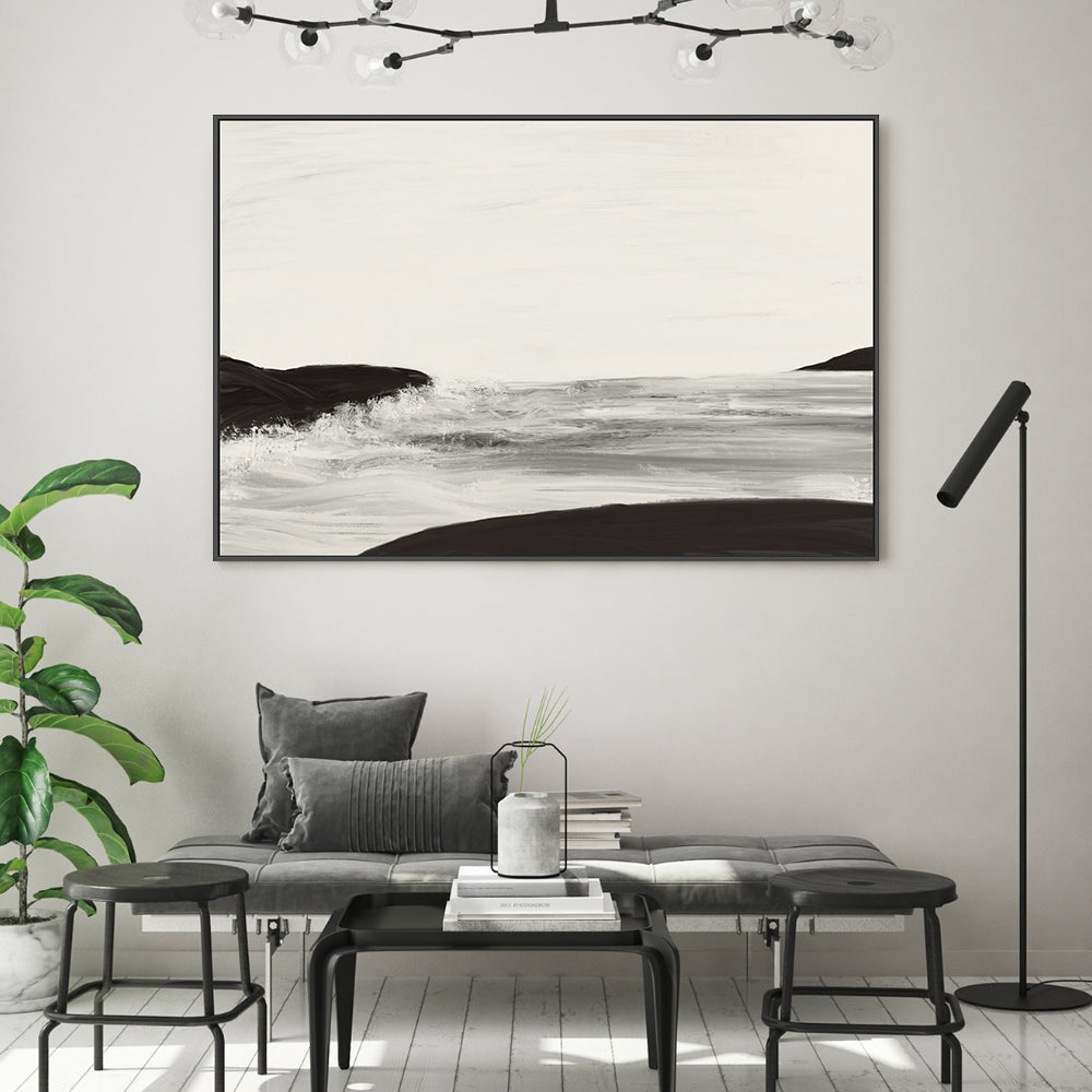 wall-art-print-canvas-poster-framed-Minimal Landscape, Style A , By Danushka Abeygoda-GIOIA-WALL-ART