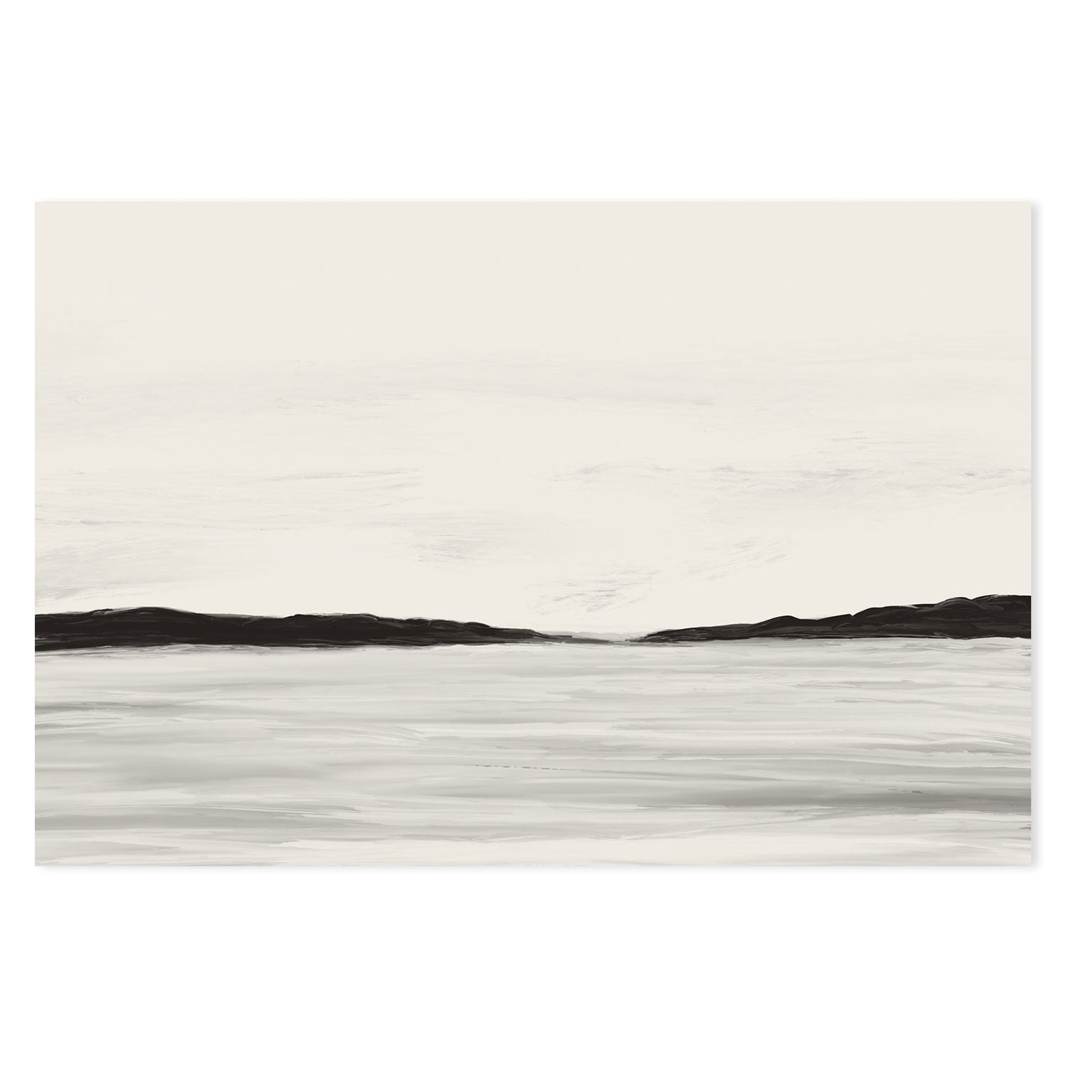 wall-art-print-canvas-poster-framed-Minimal Landscape, Style B , By Danushka Abeygoda-GIOIA-WALL-ART