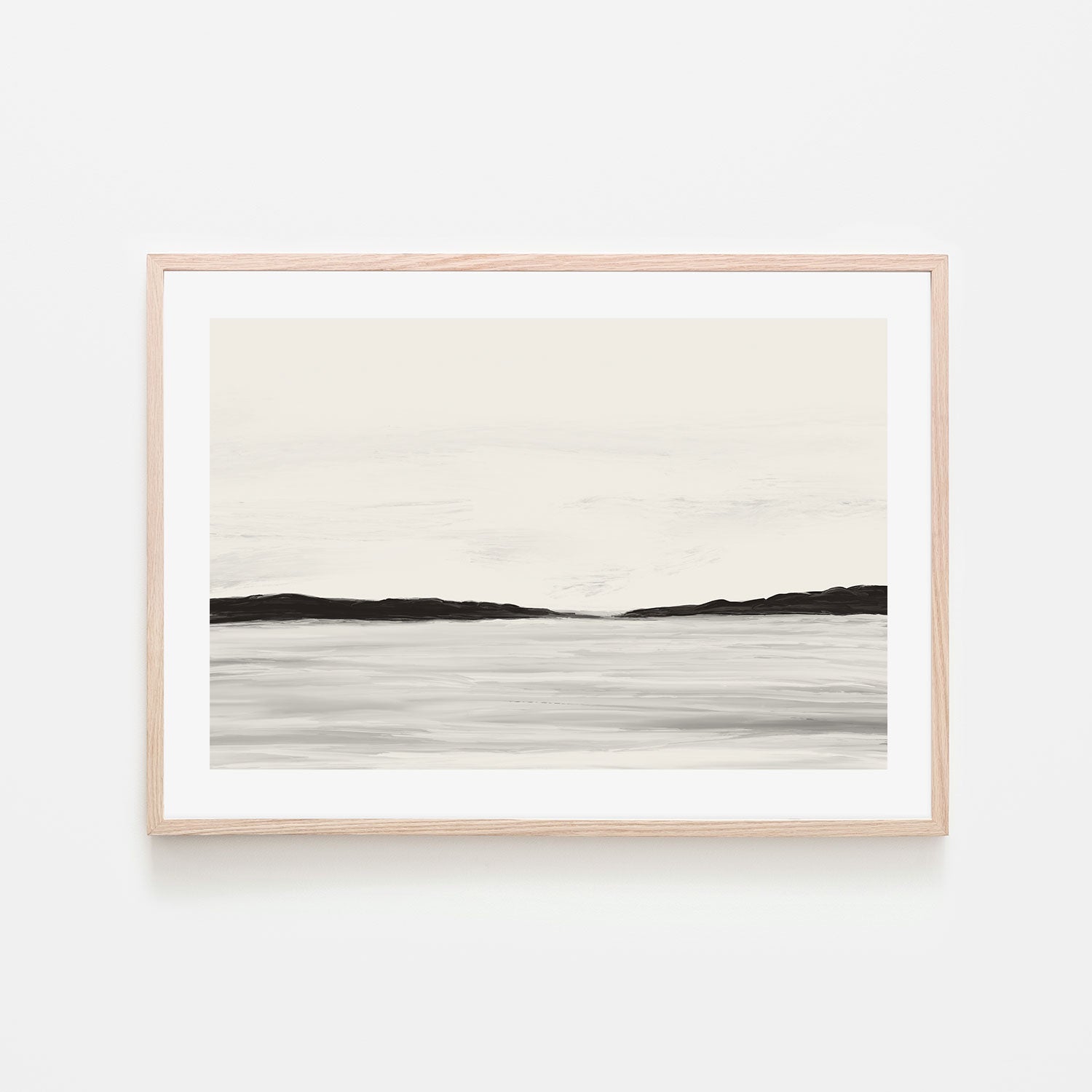 wall-art-print-canvas-poster-framed-Minimal Landscape, Style B , By Danushka Abeygoda-GIOIA-WALL-ART