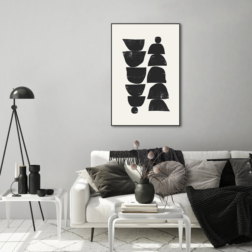 wall-art-print-canvas-poster-framed-Minimal Plant , By Dan Hobday-by-Dan Hobday-Gioia Wall Art