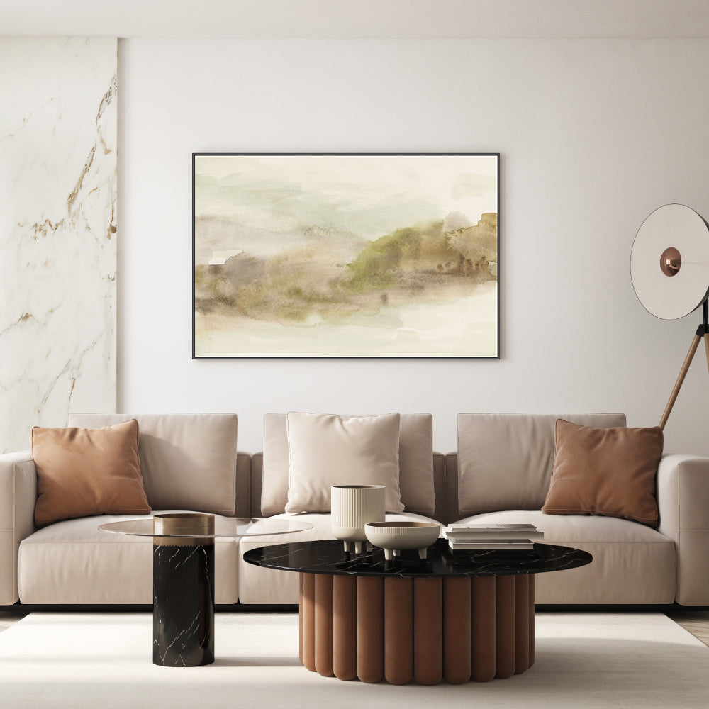 wall-art-print-canvas-poster-framed-Misty Beige Morning, Style C , By Emily Wood-2