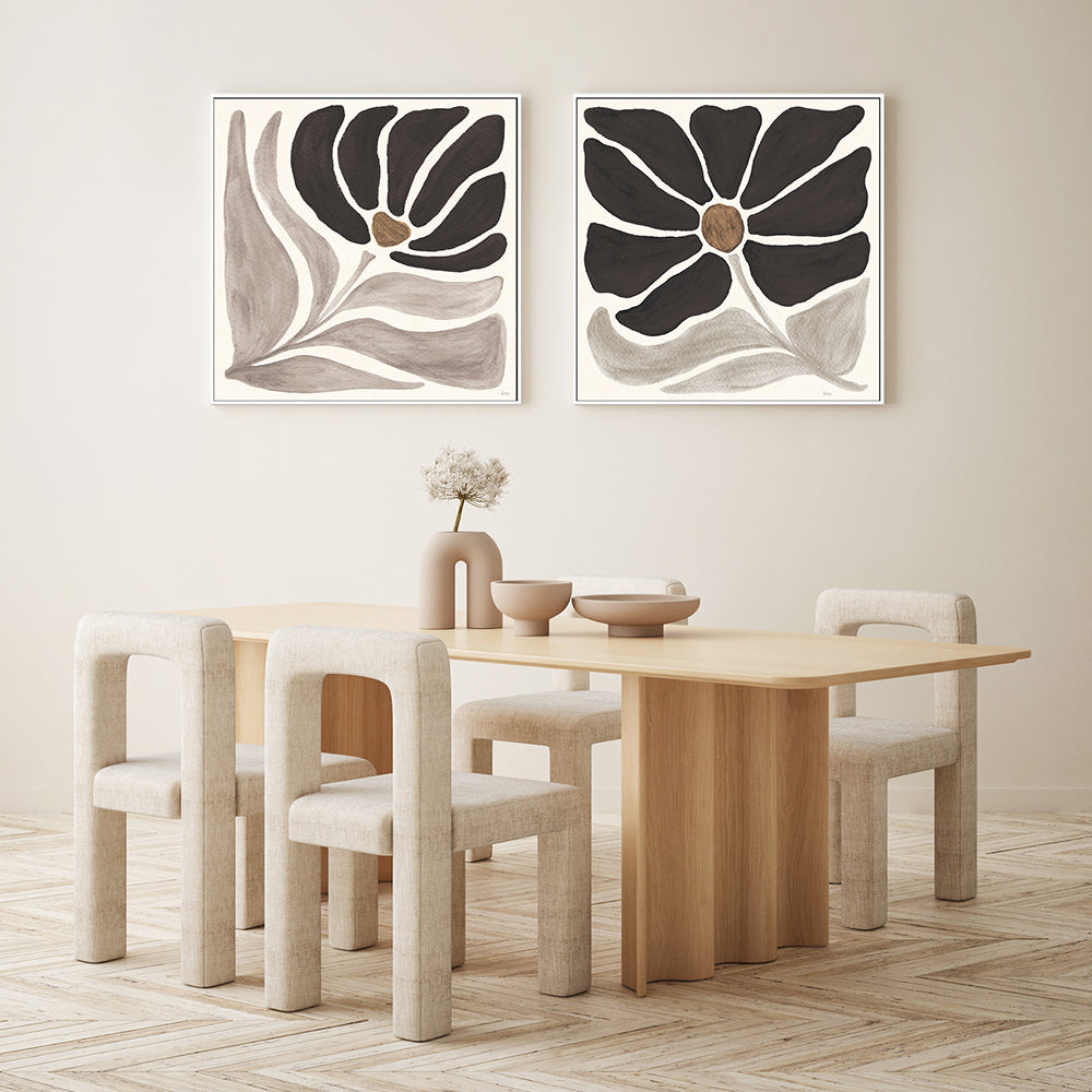 wall-art-print-canvas-poster-framed-Modern Petals, Style C & D, Set Of 2 , By Veronique Charron-7