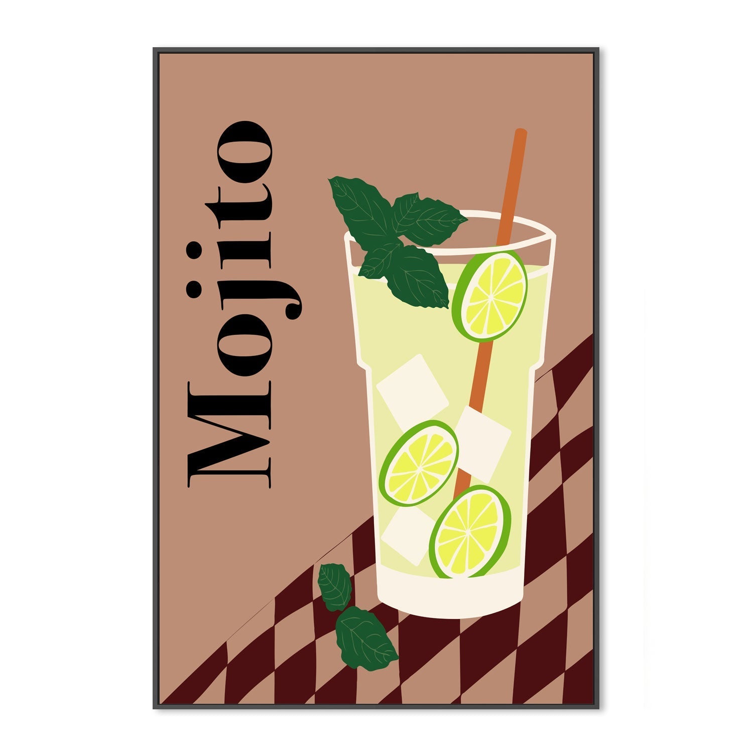 wall-art-print-canvas-poster-framed-Mojito , By Miho Art Studio , By Miho Art Studio-3