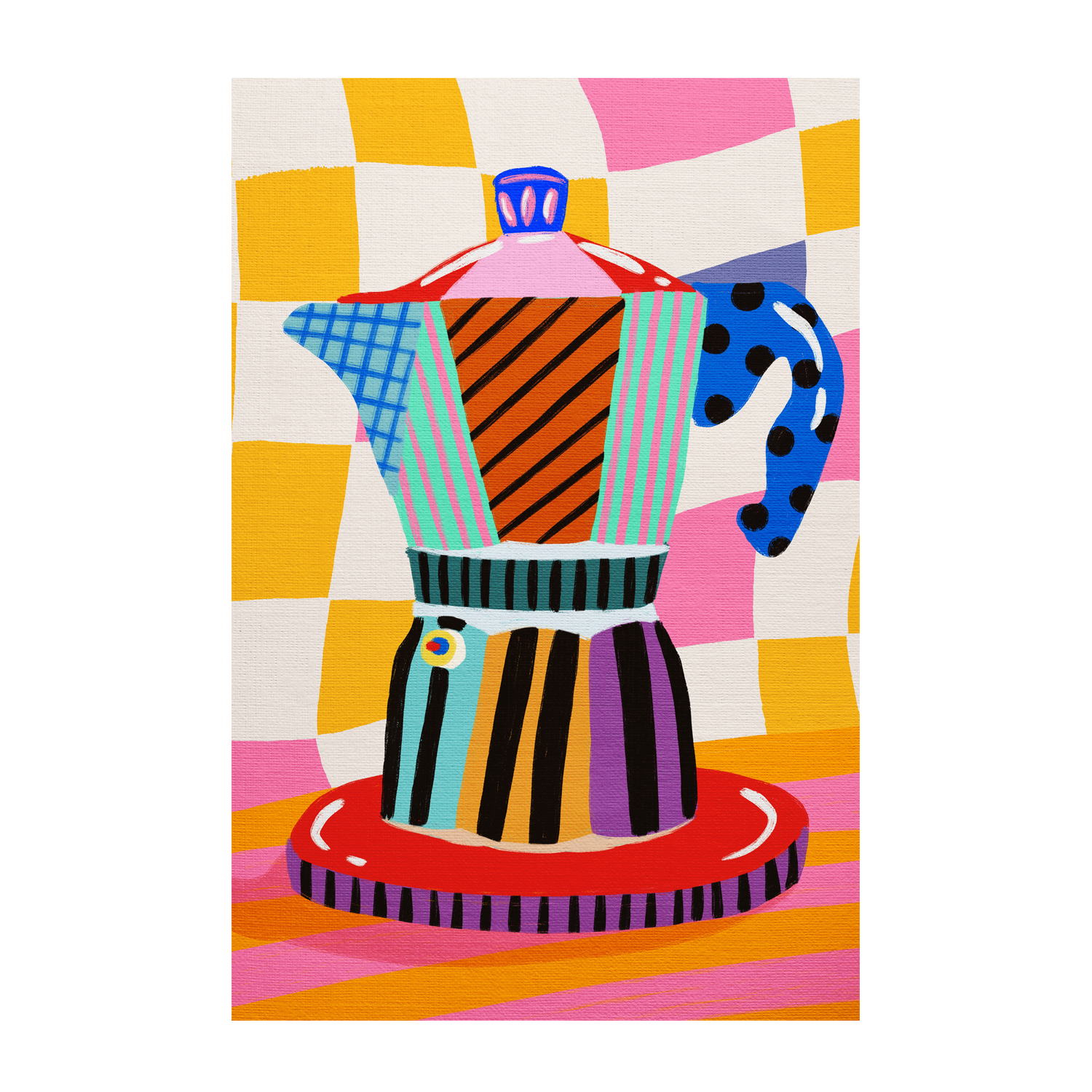 wall-art-print-canvas-poster-framed-Moka Pot , By Kartika Paramita-1