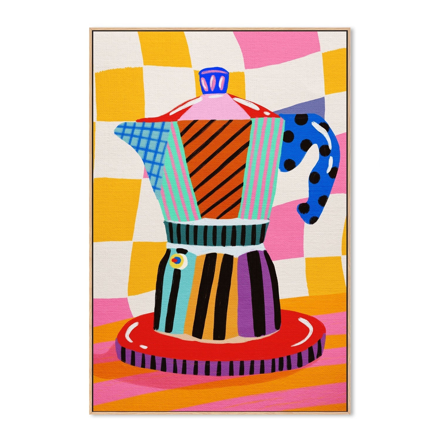 wall-art-print-canvas-poster-framed-Moka Pot , By Kartika Paramita-4