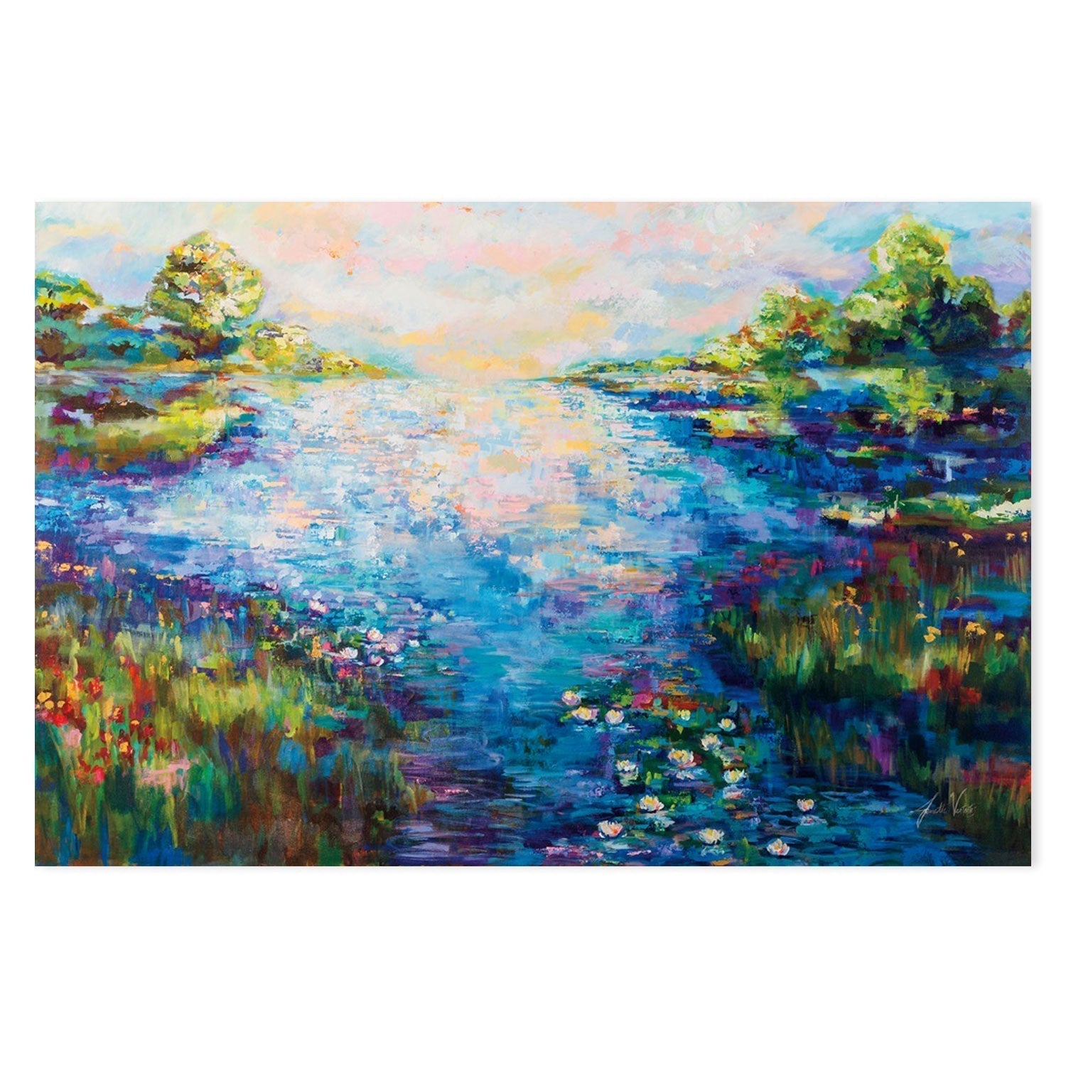 wall-art-print-canvas-poster-framed-Monet Day-by-Jeanette Vertentes-Gioia Wall Art