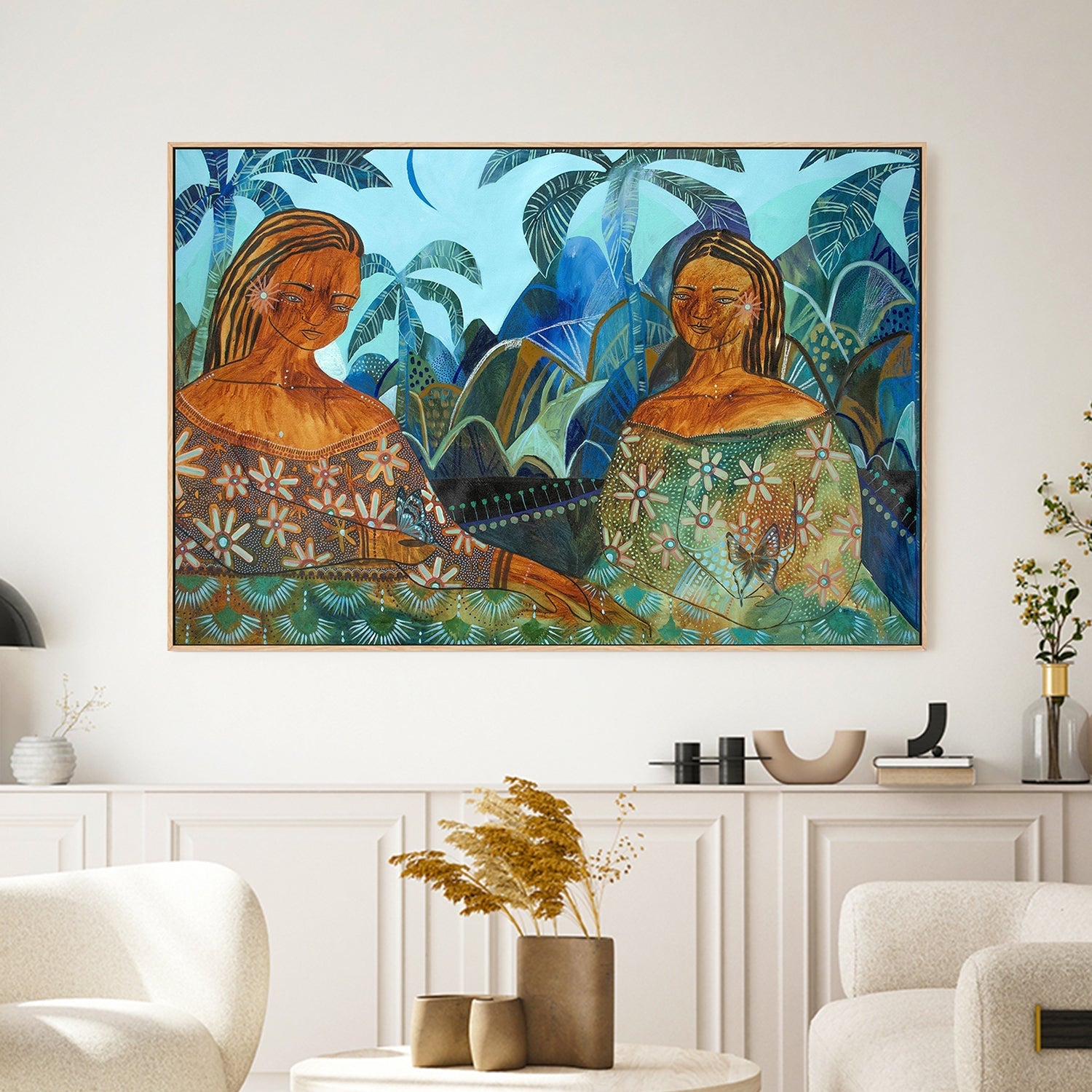 wall-art-print-canvas-poster-framed-Moonlit Harmony , By Amanda Skye-2