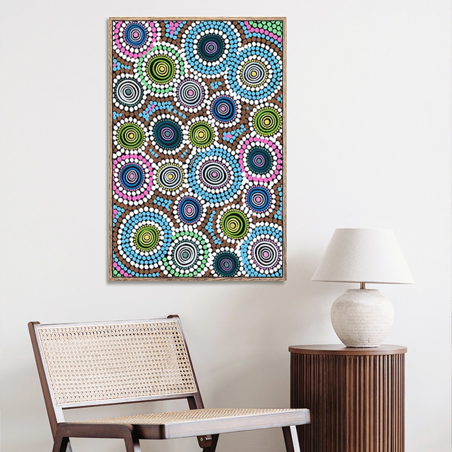 wall-art-print-canvas-poster-framed-Moort Circles , By Kristy Rodney-GIOIA-WALL-ART