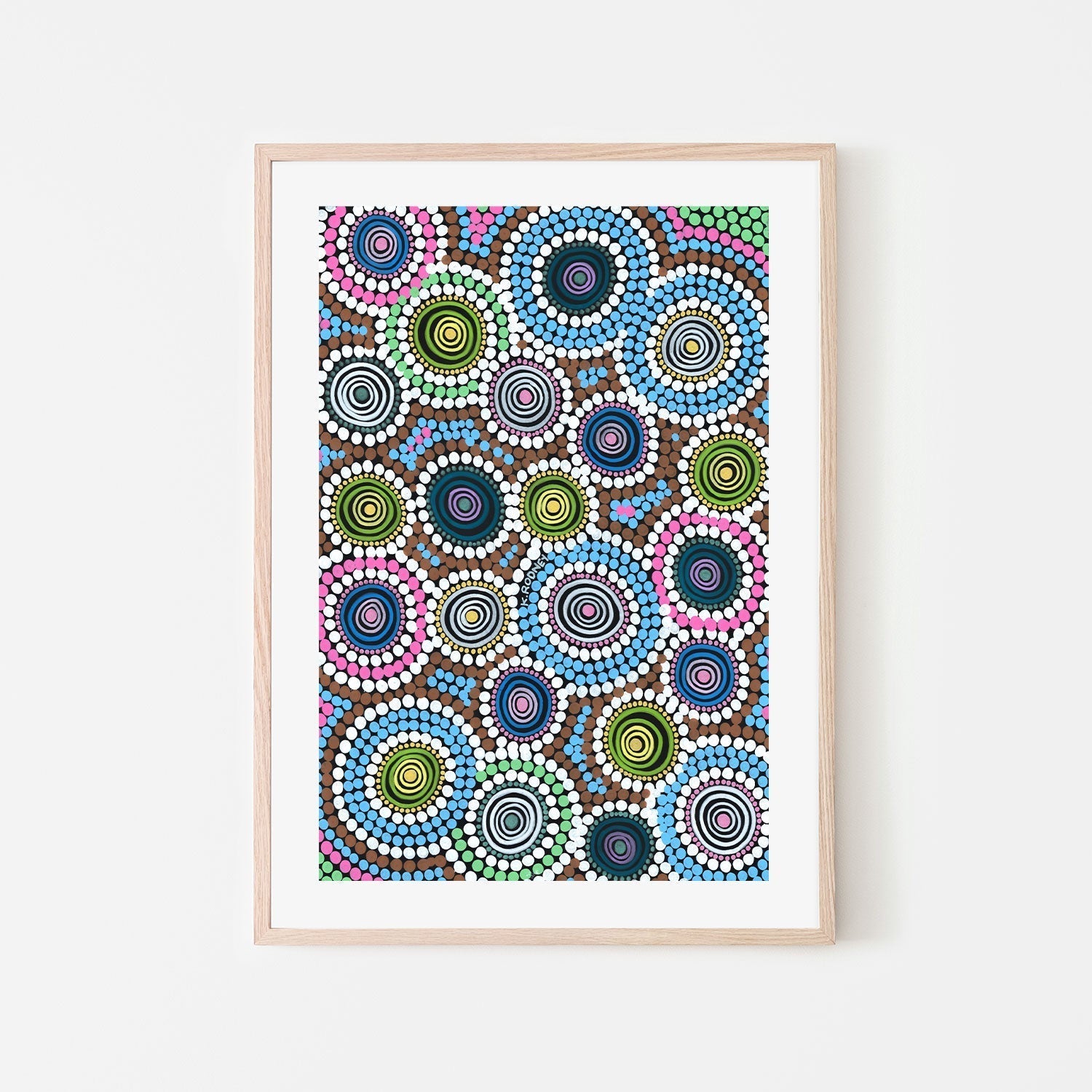 wall-art-print-canvas-poster-framed-Moort Circles , By Kristy Rodney-GIOIA-WALL-ART