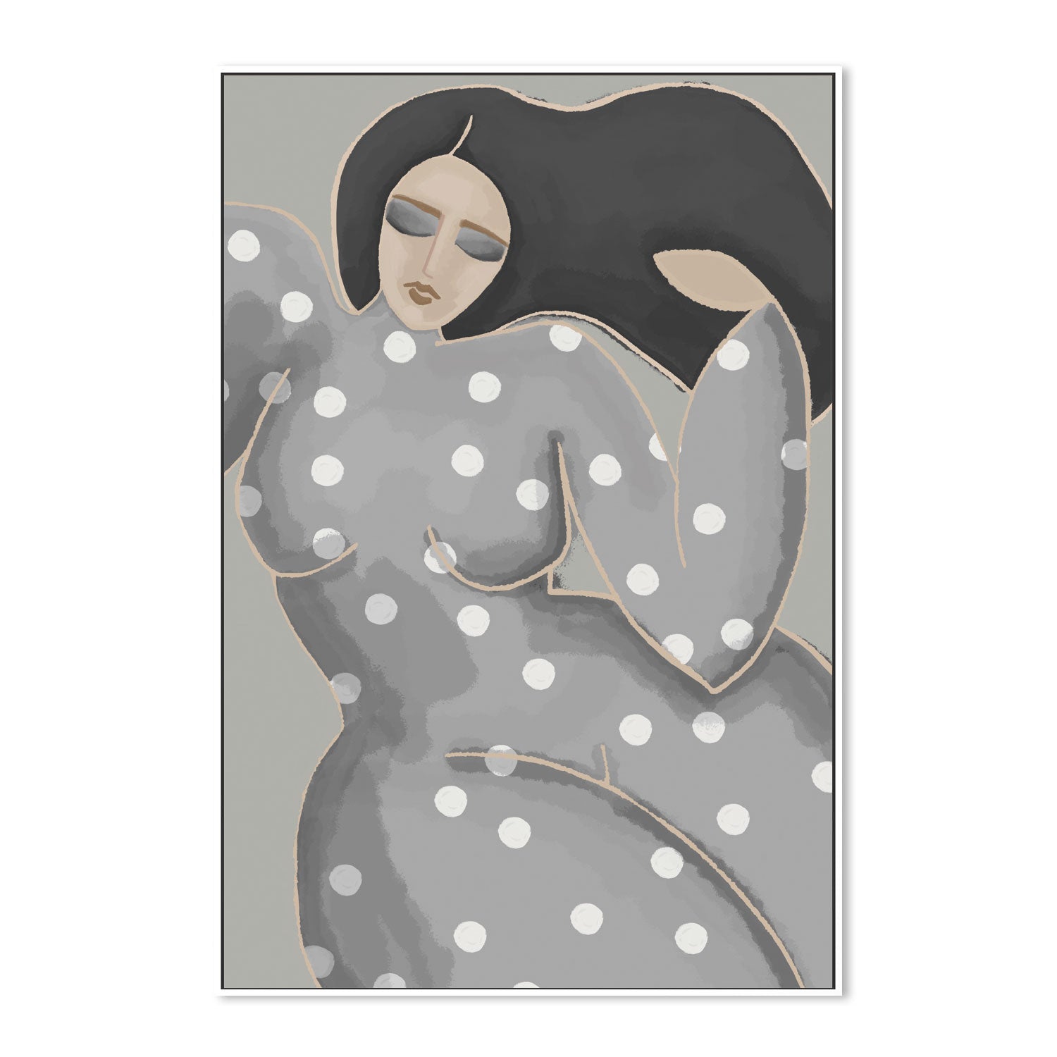 wall-art-print-canvas-poster-framed-Morgana Dots , By Stacey Williams-5