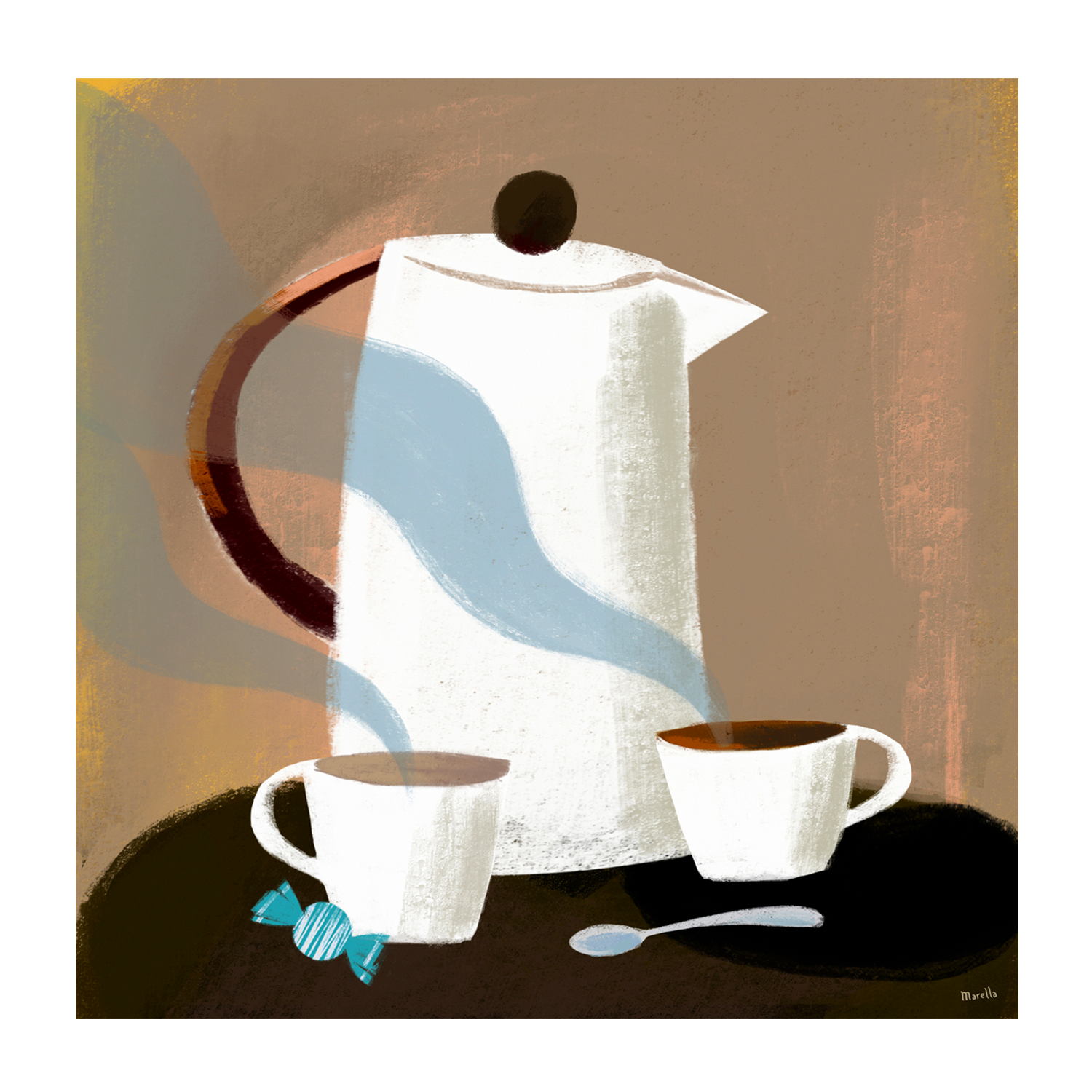 wall-art-print-canvas-poster-framed-Morning Coffee , By Marco Marella-1